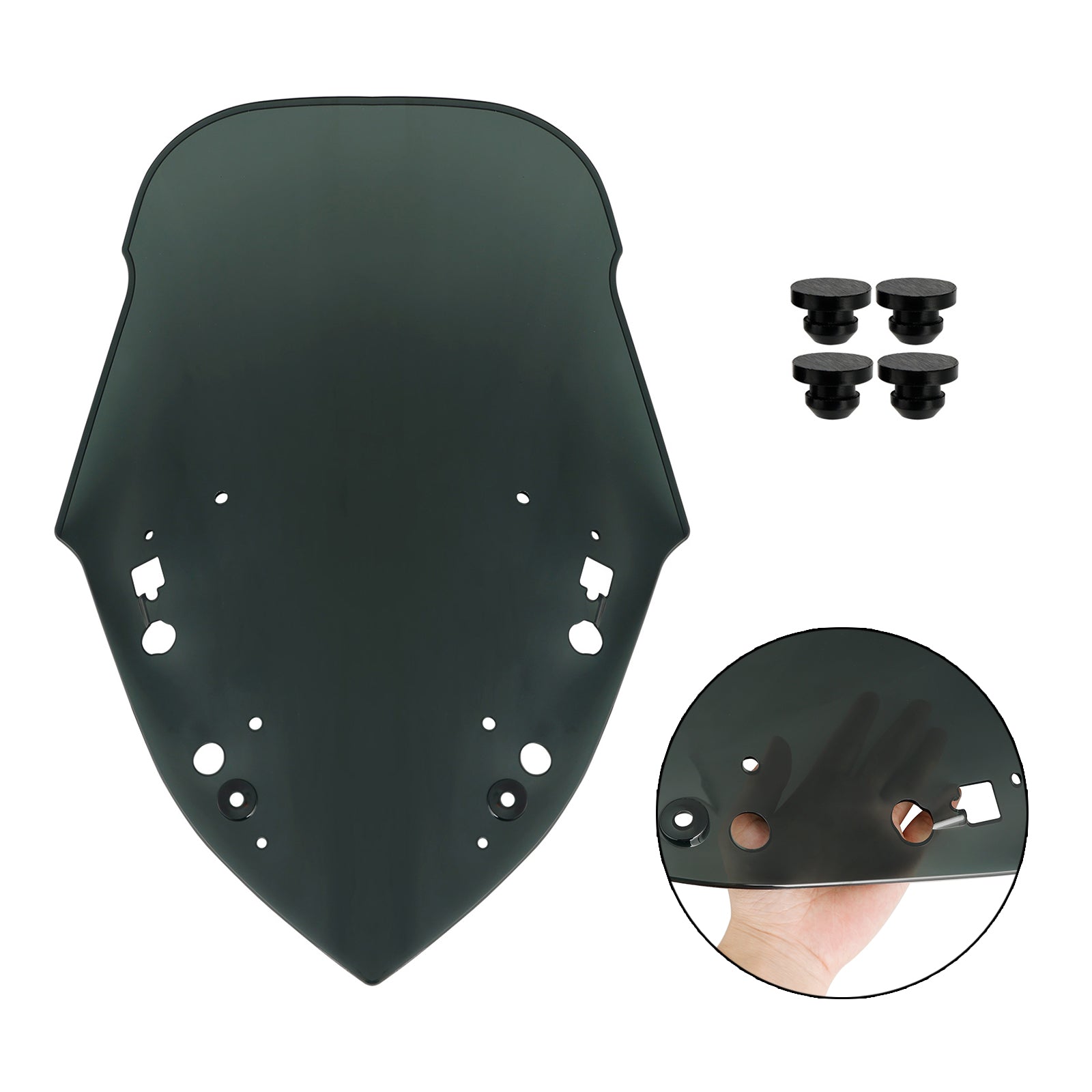 ABS Plastic Zapisz przednią szybę dla Yamaha X-Max 300 2017-2022