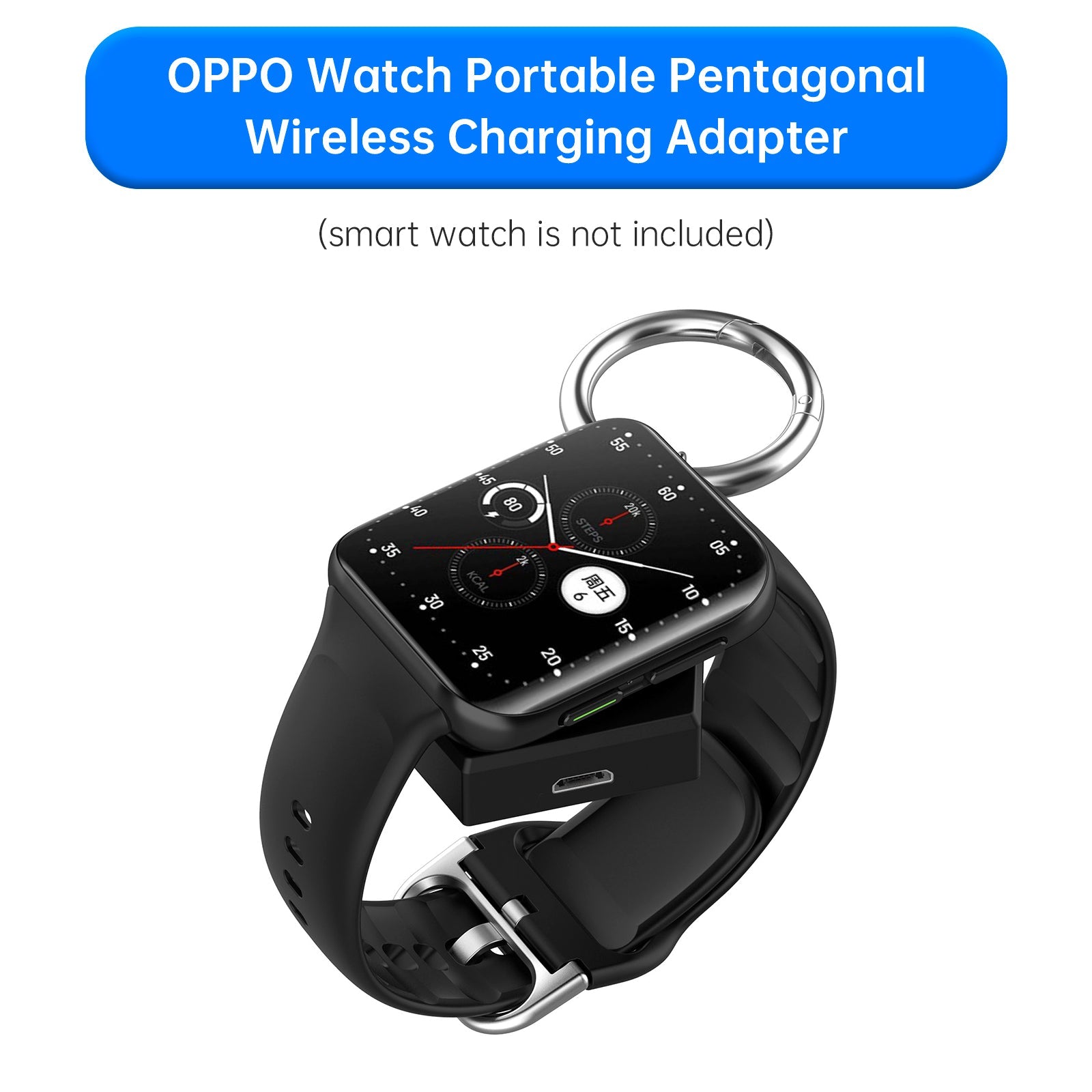 Cable de carga y base para OnePlus Watch 3/2 y Oppo Watch X2/X/4 Pro/3/3 Pro