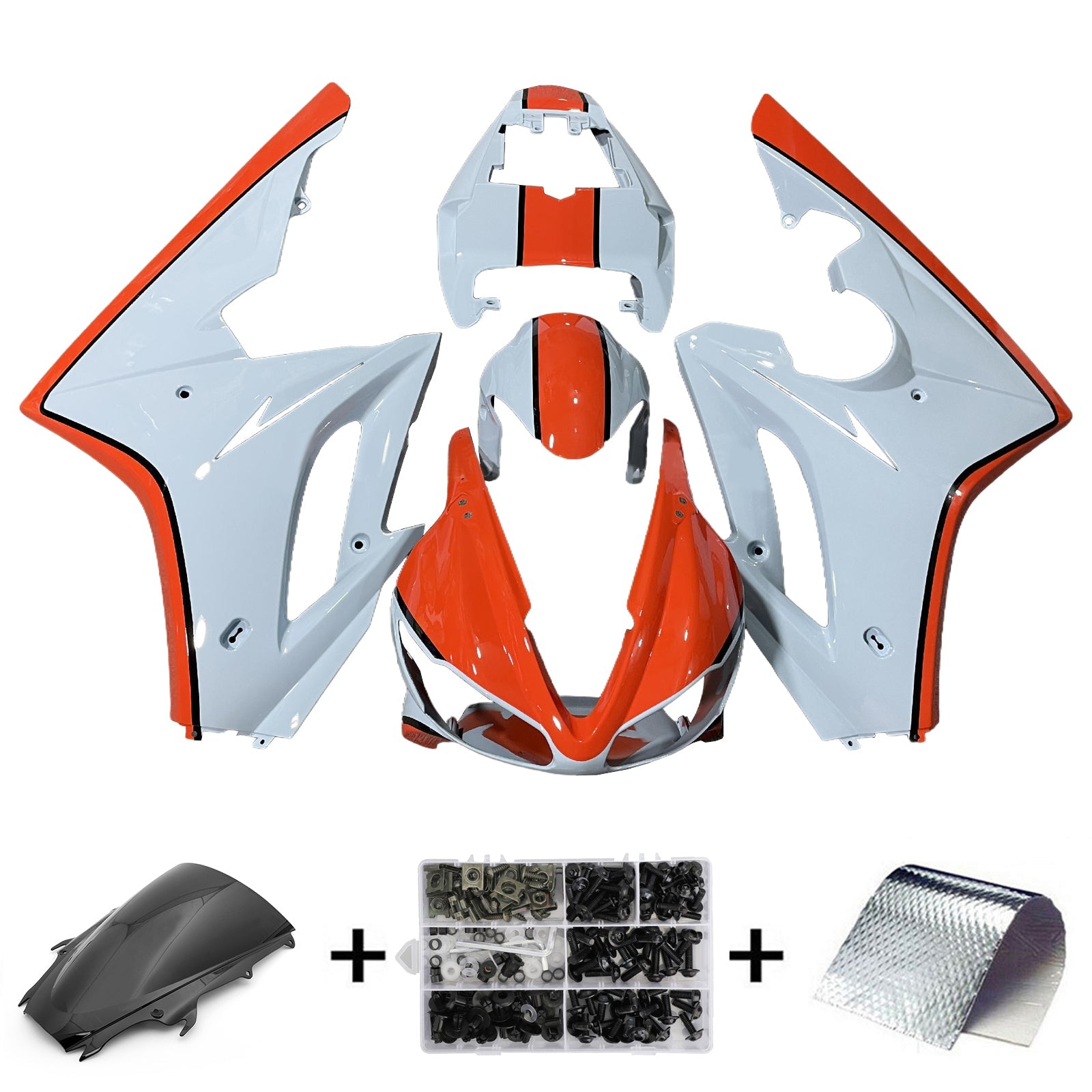 Kit de carénage d'injection Triumph Daytona 675 2009-2012 Carrosserie Plastique ABS