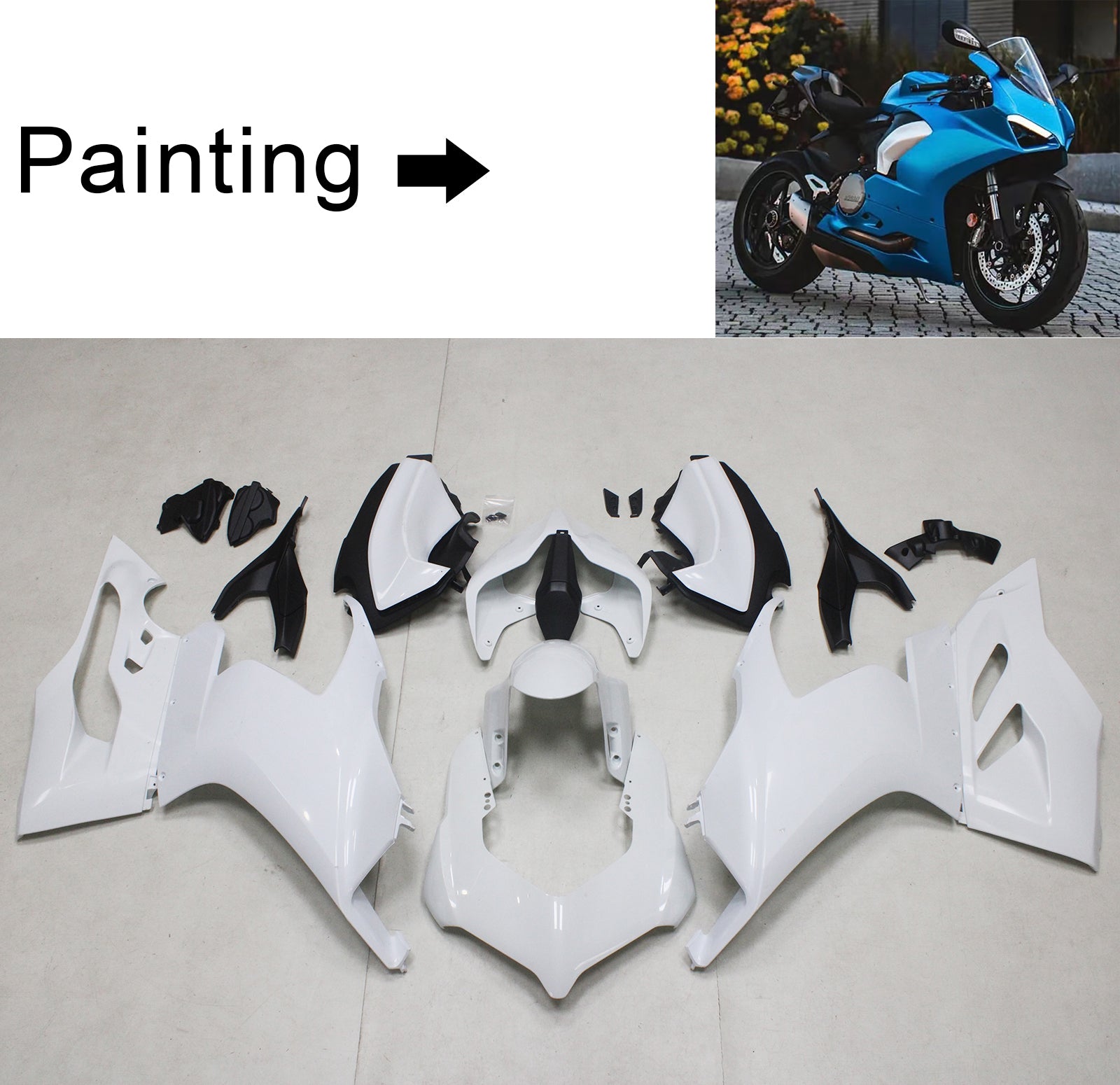 Kit de carénage injecté pour Ducati Panigale V2 2020-2024