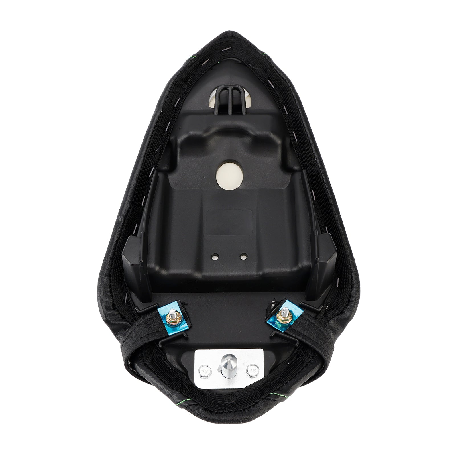 Cojín de pasajeros del pasajero trasero poliuretano negro para kawasaki ninja 500 z500 2024-2025