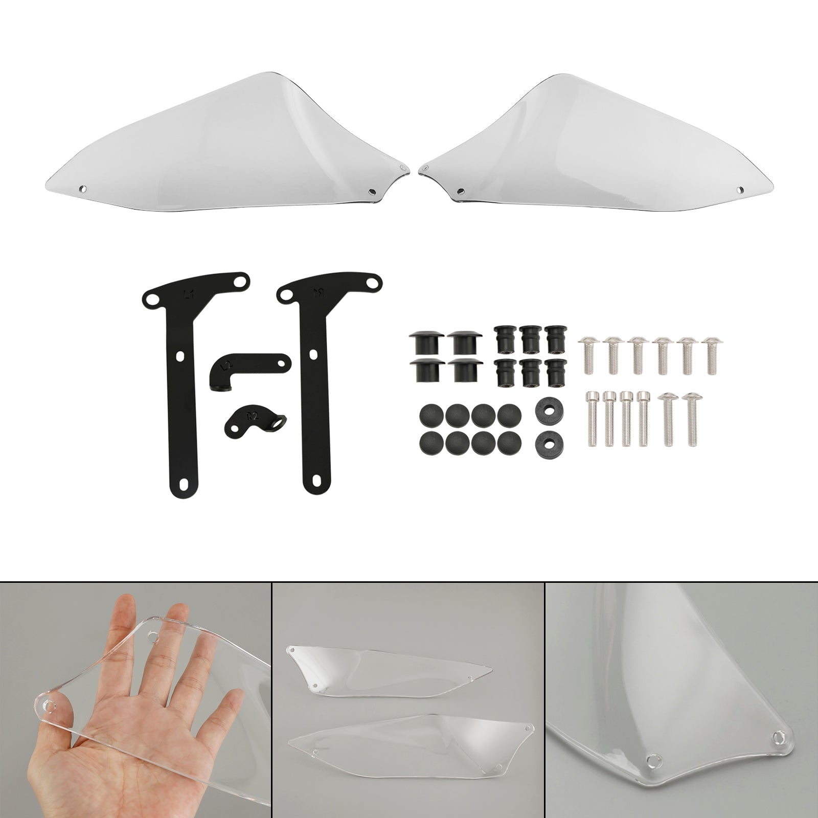 Boczny deflektor dla motocykla Ducati Pustynia x 2022-2023