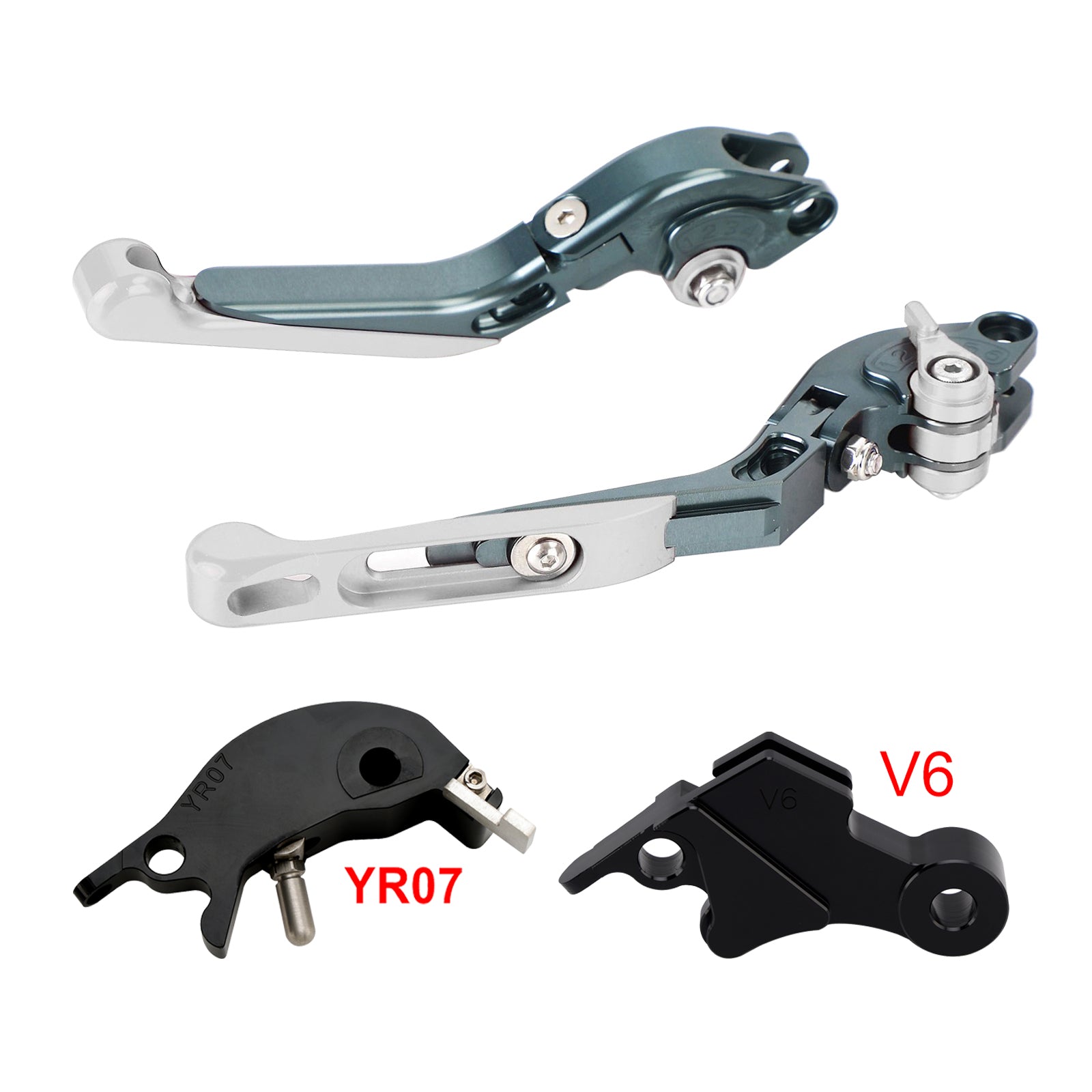 Levier de frein et d'embrayage réglable compatible avec YAMAHA XSR900 XSR900GP MT-09 2024-2025