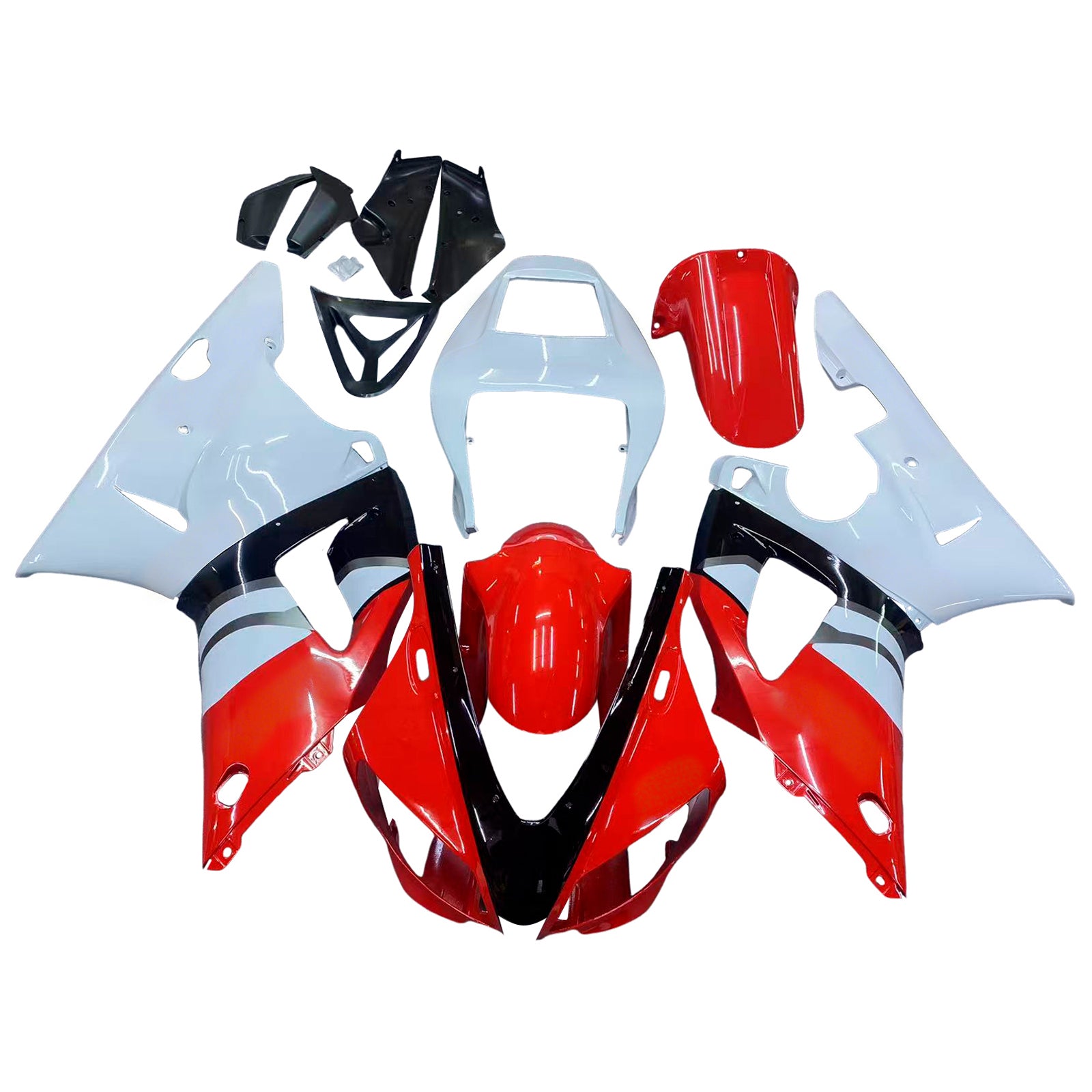 Kit de carénage injecté en plastique ABS compatible avec Yamaha YZF-R1 1998-1999