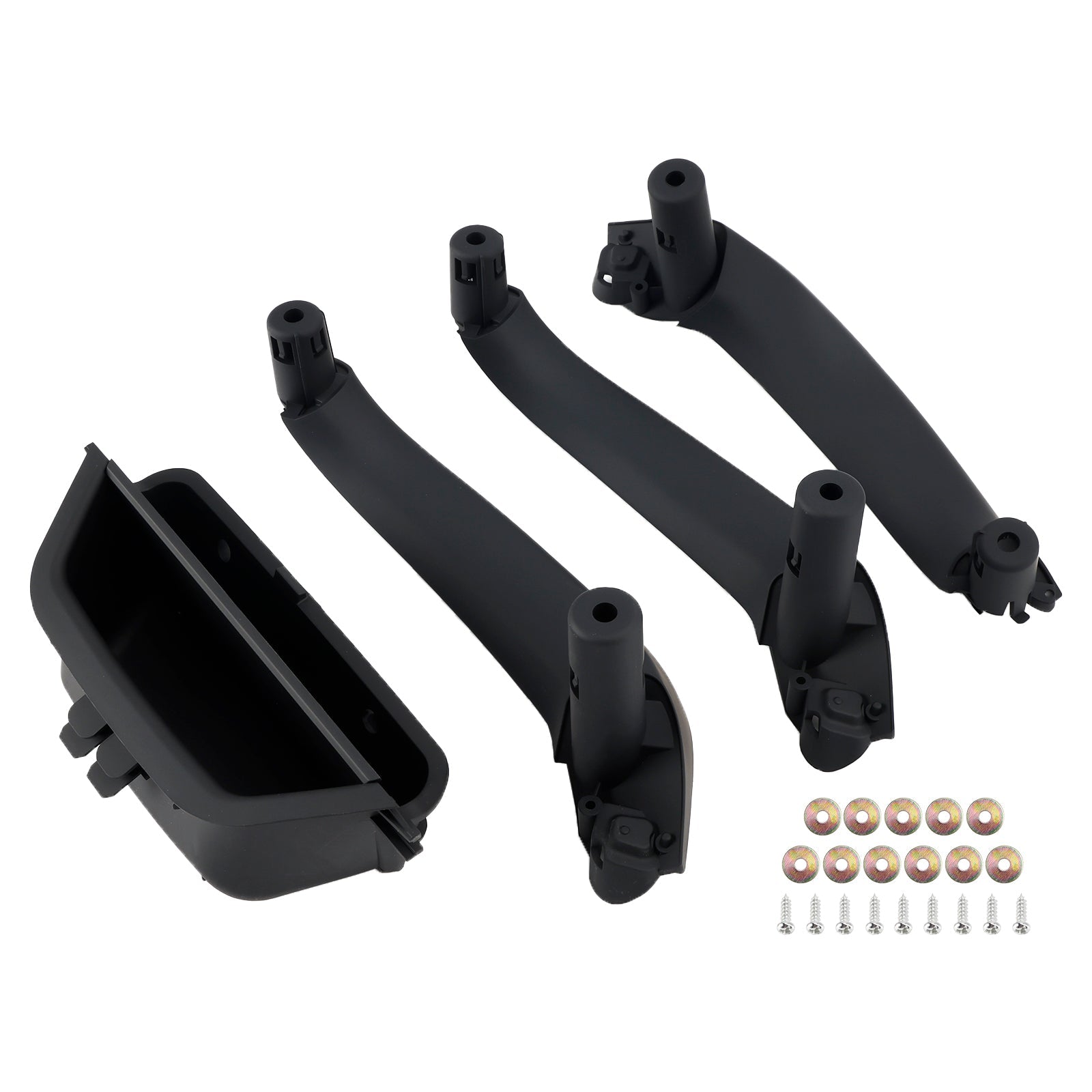 Kit de poignées de porte intérieures noires 51417250307 pour BMW X3 (F25) X4 (F26)