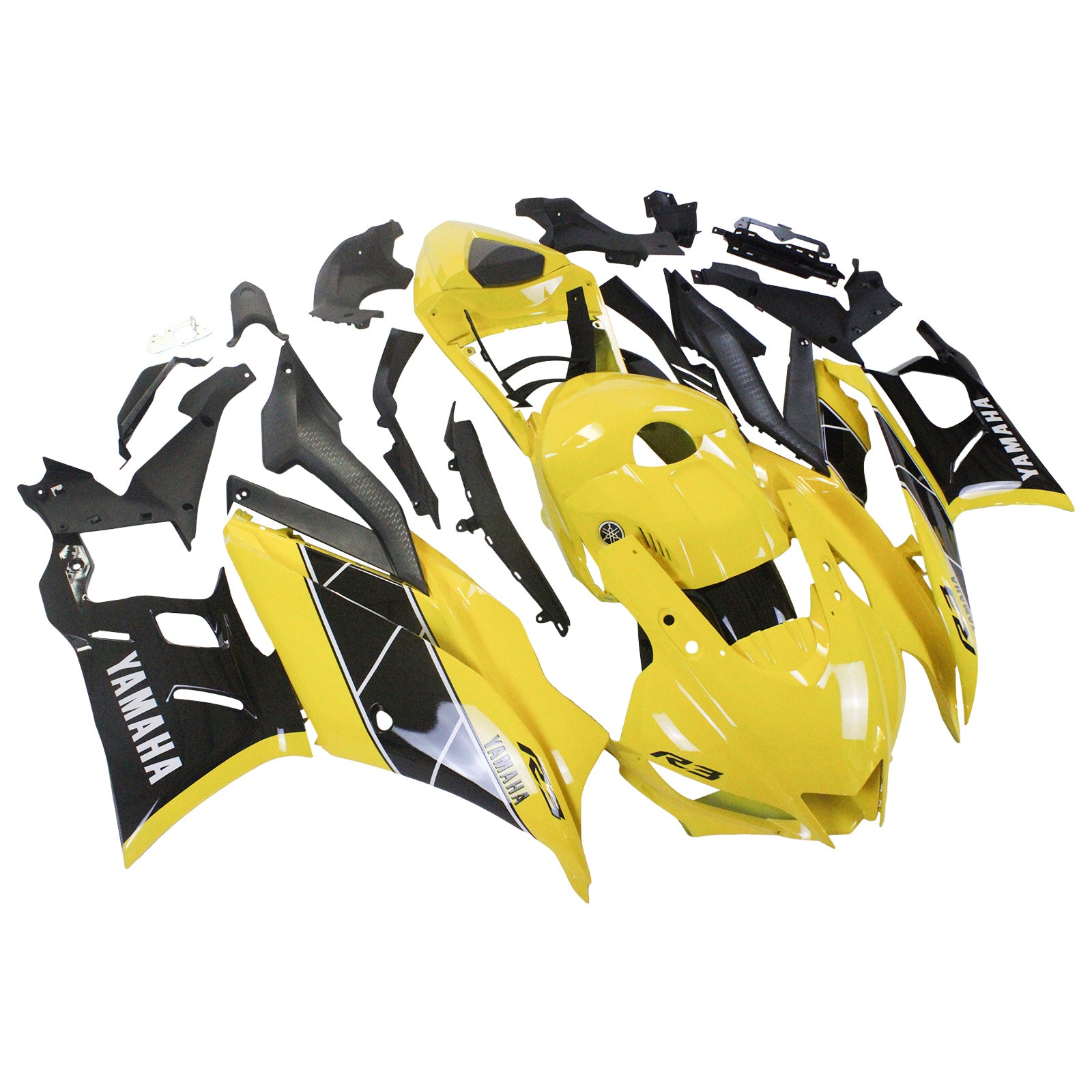 Injectie kuipkit, ABS Plastic carrosserie voor Yamaha YZF R3 R25 2022-2024