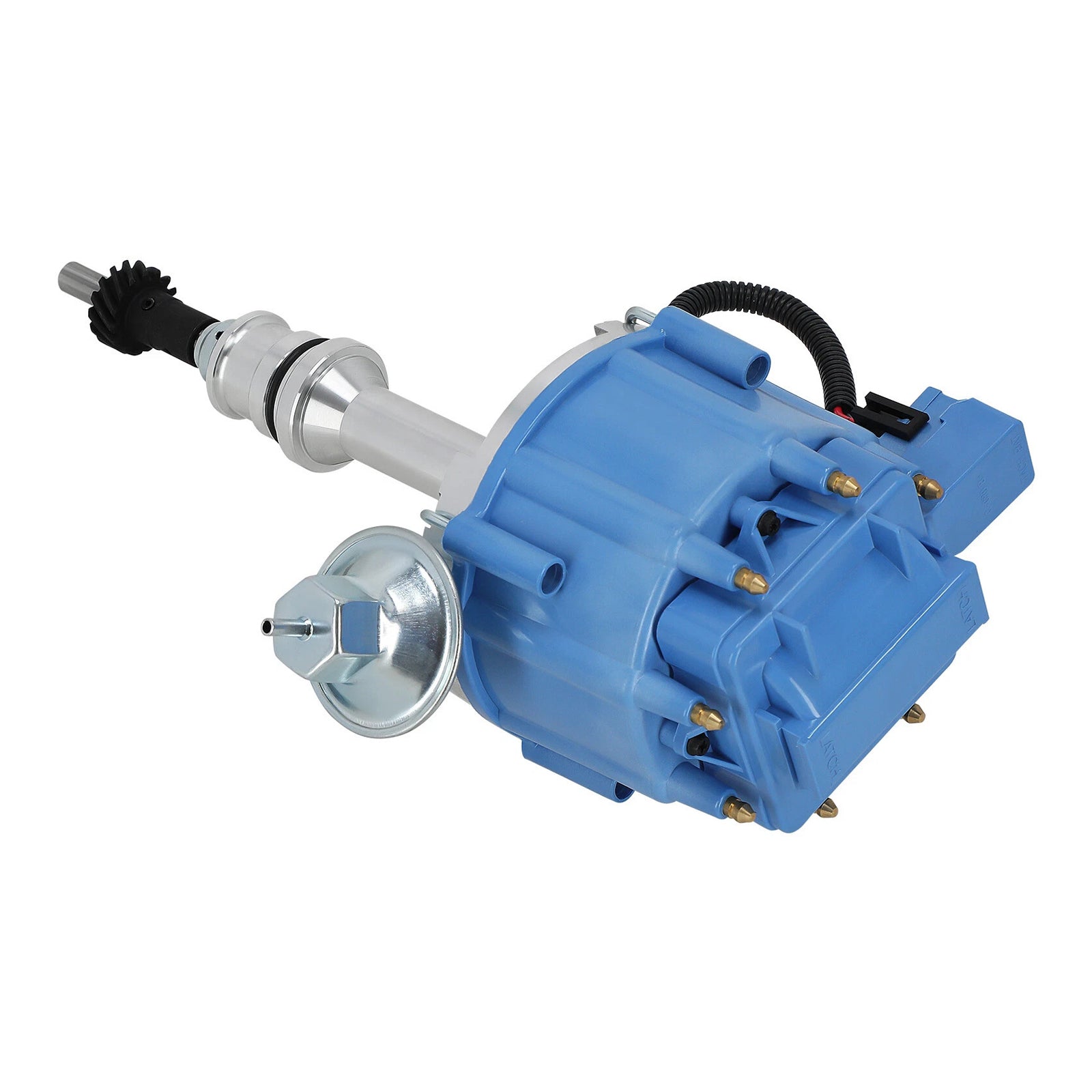 Distributore di'Bobina di accensione con tappo blu per motore Ford Windsor 221 260 289 302 V8 con bobina da 65 000 giri/min 1030213