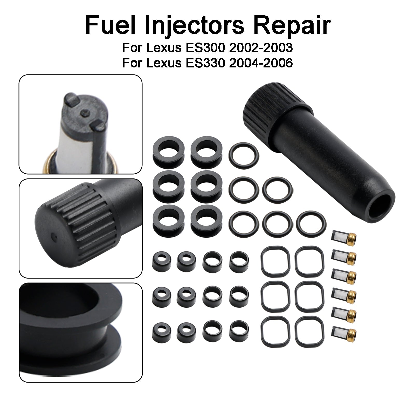 Kit de joint de réparation d'injecteur de carburant 23250-20030 pour Lexus ES300 ES330 RX330 RX400H