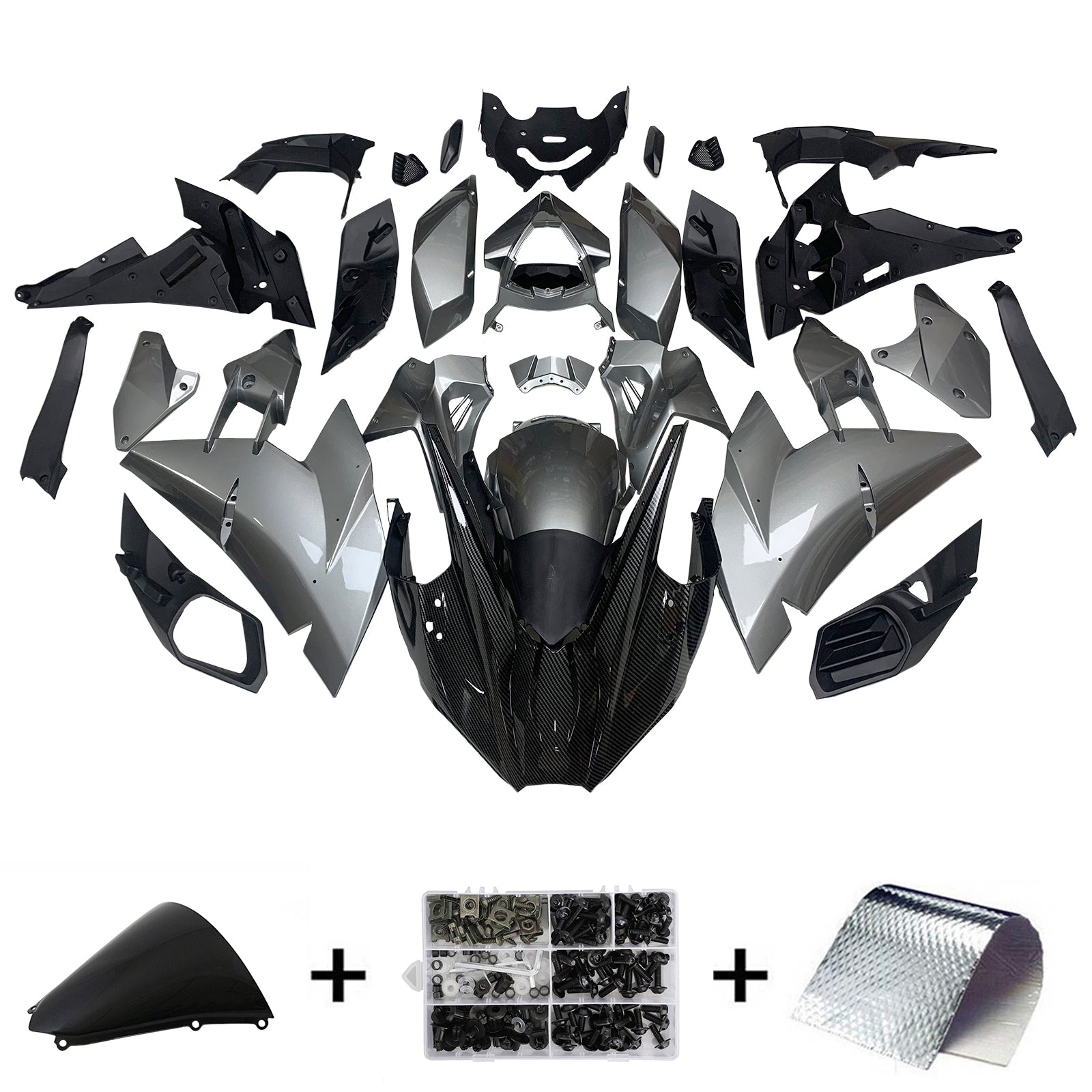 Kit de carénage injecté en plastique ABS pour Kawasaki Ninja H2 2015-2025