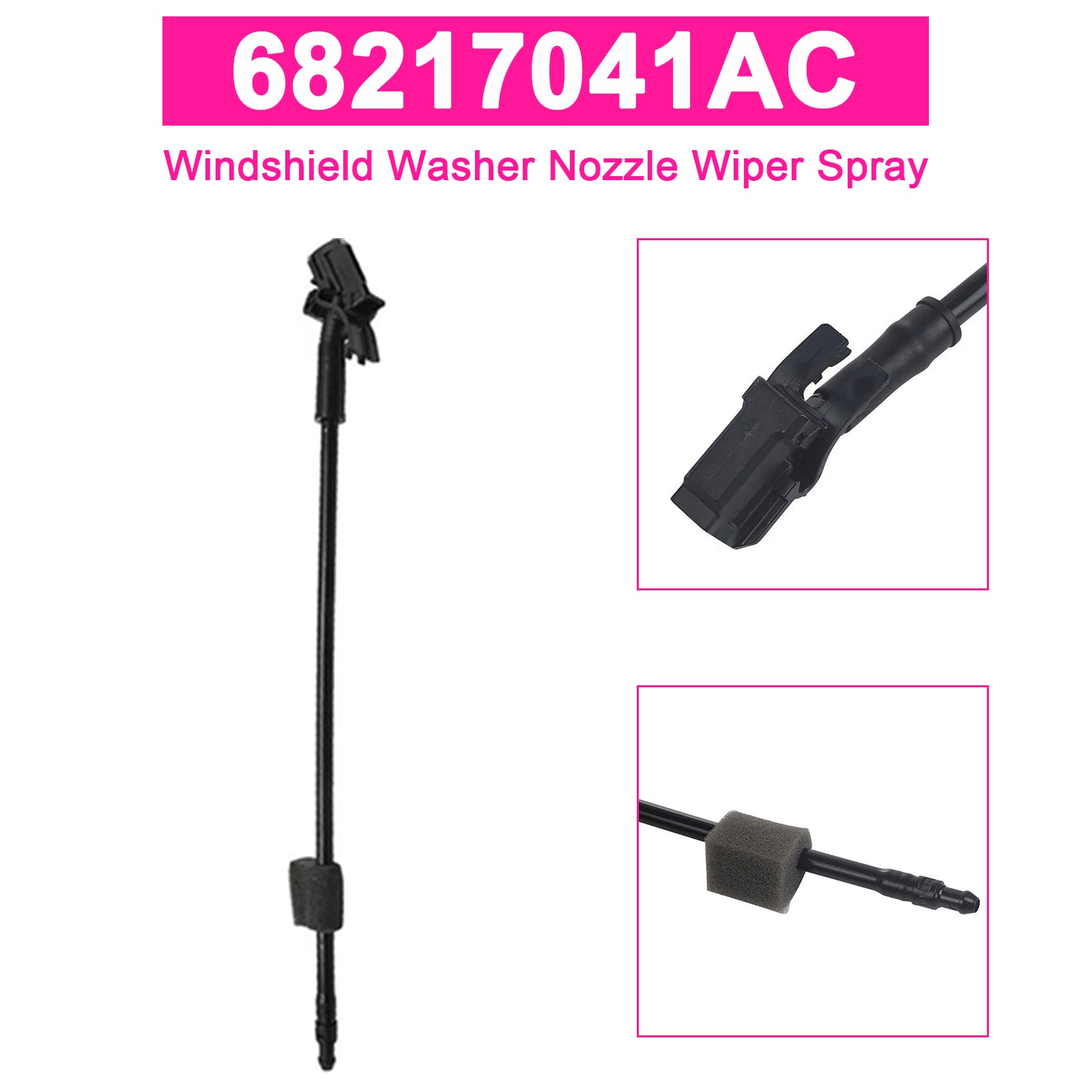 Boquilla lavaparabrisas para Dodge Challenger 2015-2023 (ref. 68217041AC)