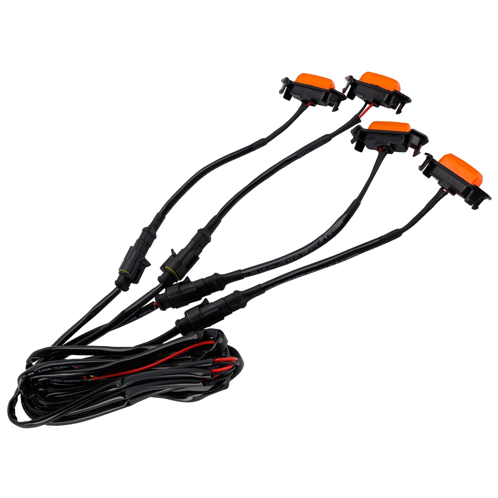 Kit d'2016-2023 Toyota Tacoma Front Grille LED-verlichting, gele lens, amberkleurig licht, PT228-35170