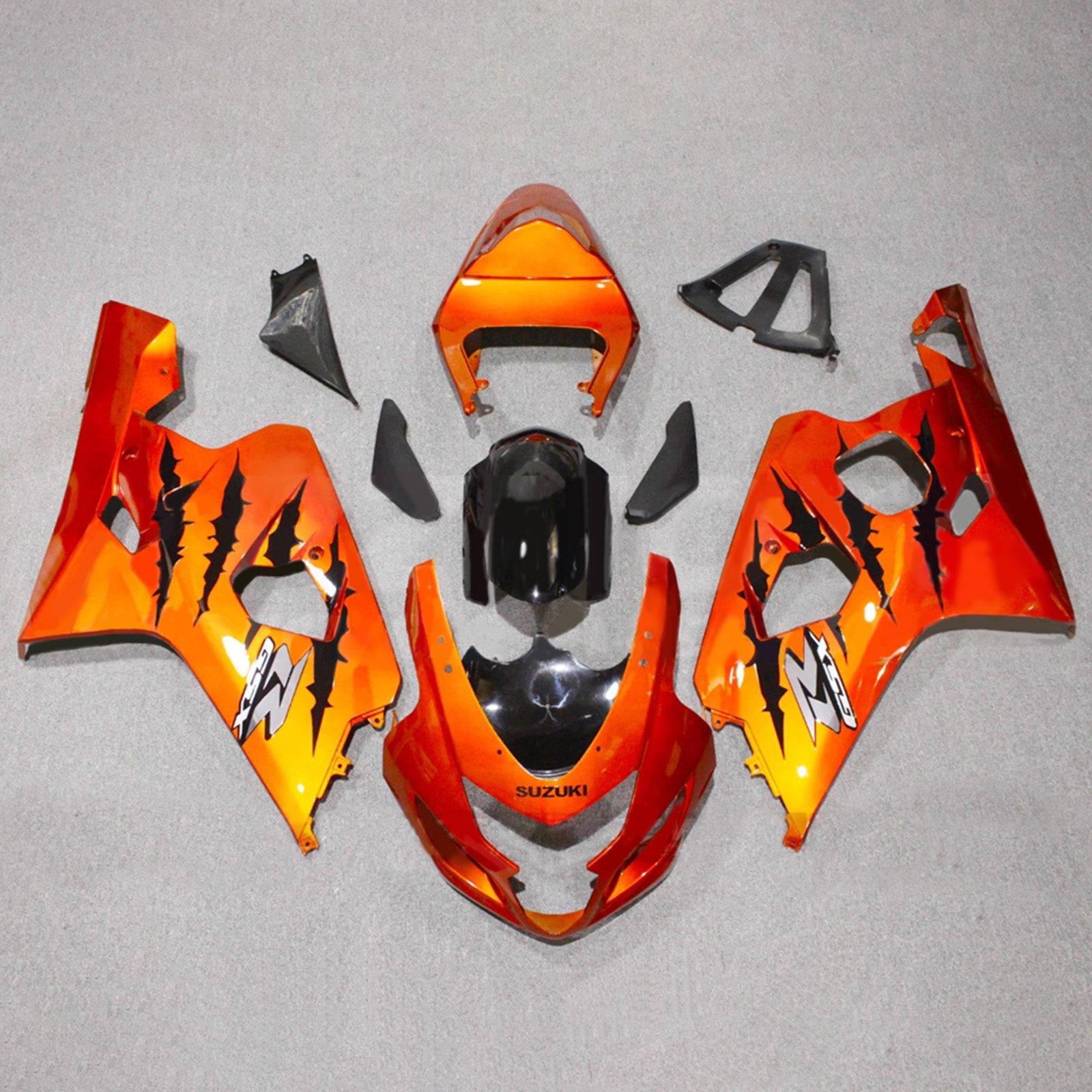 ABS-muovinen ruiskutettu suojasarja Suzuki GSXR 600/750 2004-2005 K4