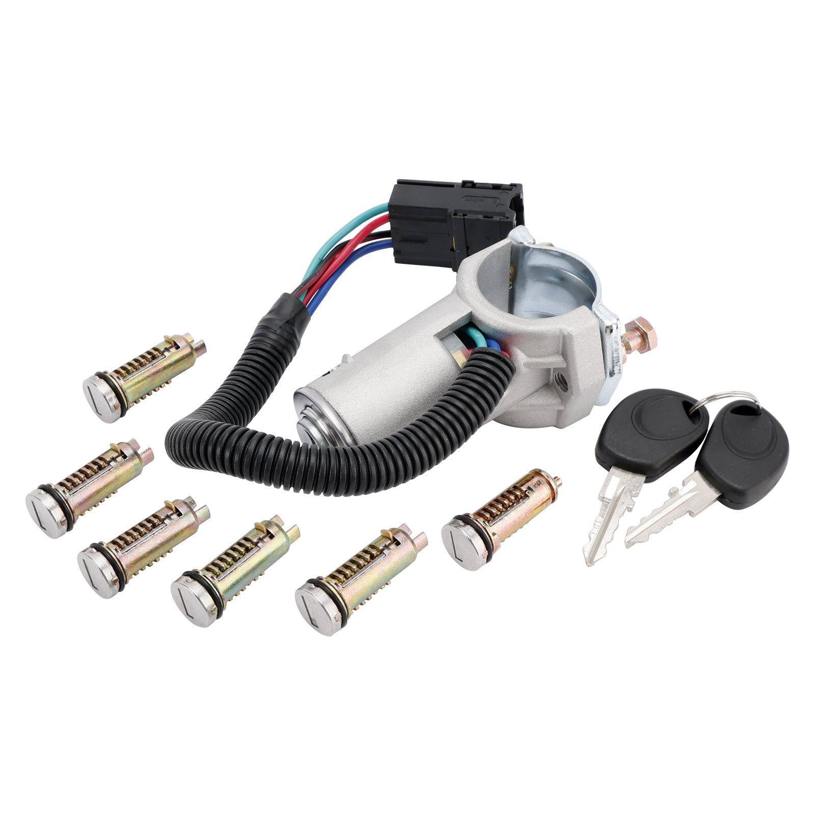 Antirrobo de encendido + 6 cilindros de cierre + llave 2996075 Para Iveco Daily 06-12