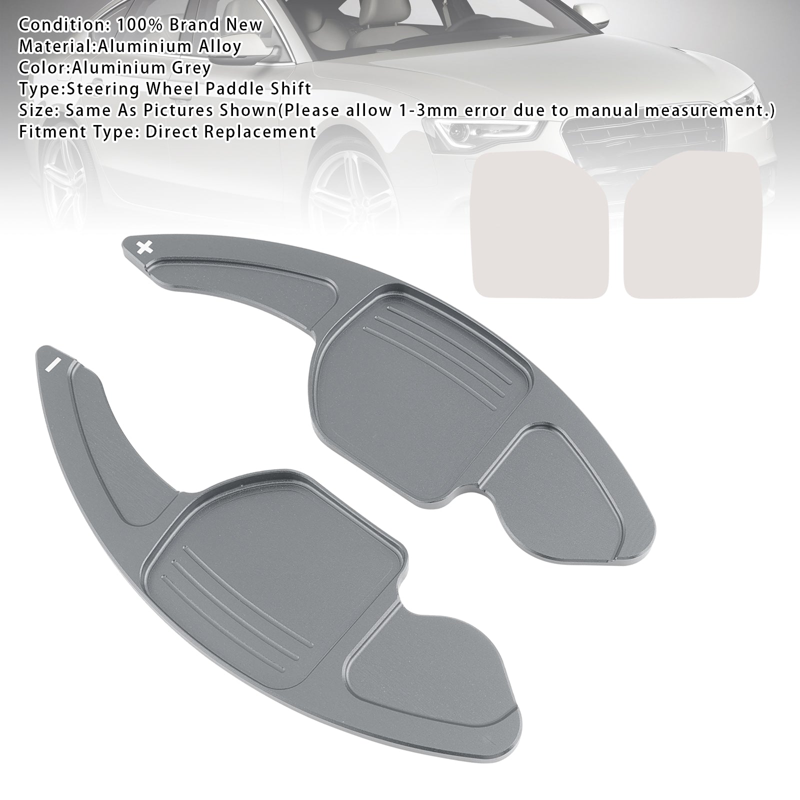 Extension de palettes de changement de vitesse au volant pour Audi A3 A4 A5 A6 A8