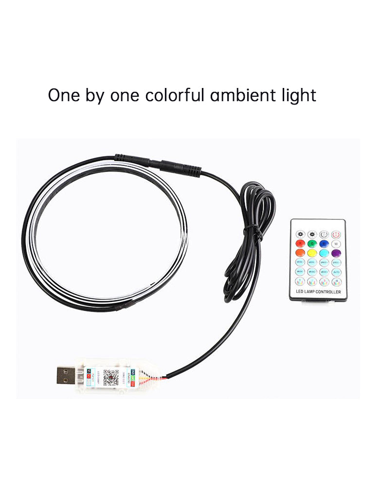 LED de luz decorativa de color en el control central, 110 cm
