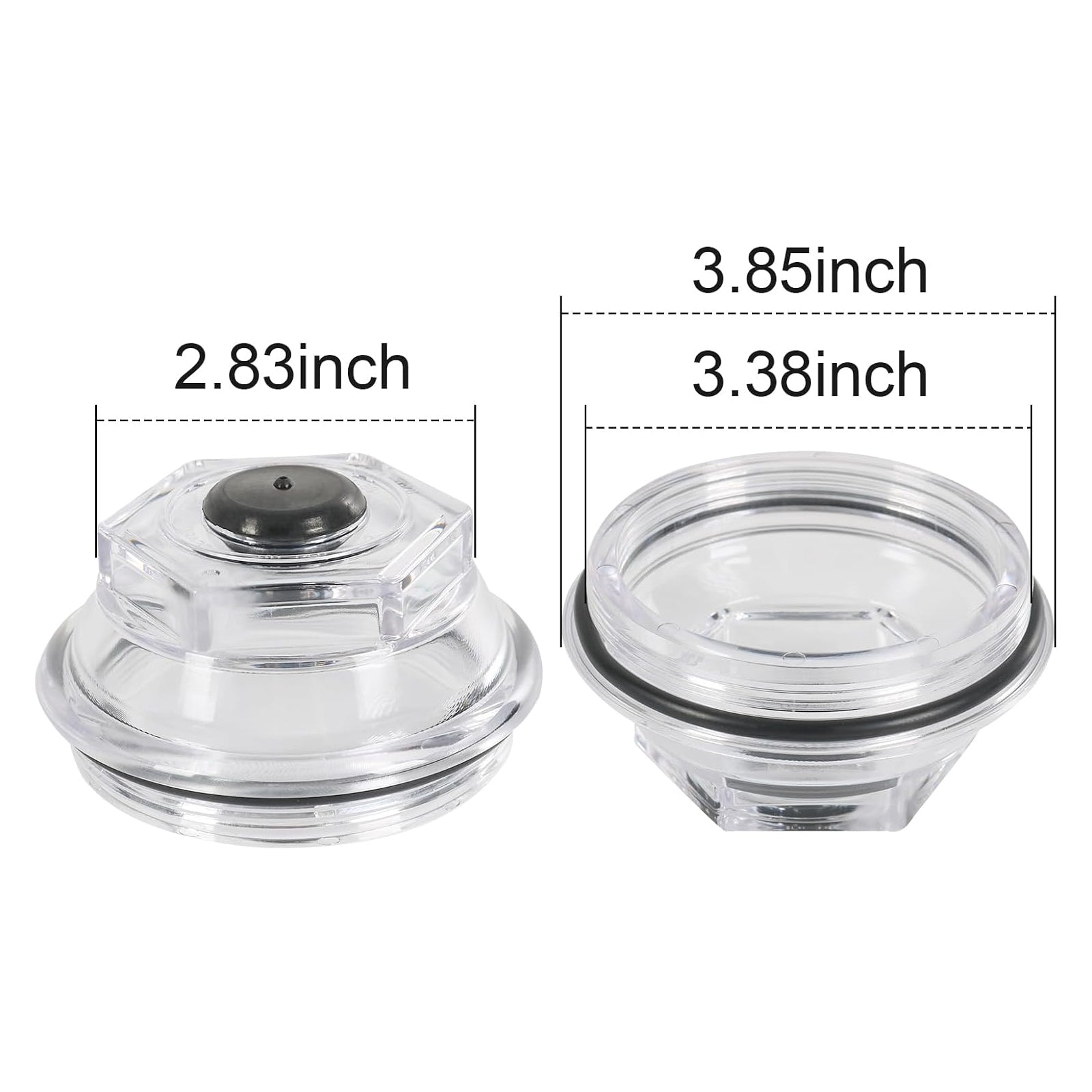 2 bouchons anti-poussière pour bain d'huile K71-704-00 pour Dexter 9k 10K 8-415 430 3,5""