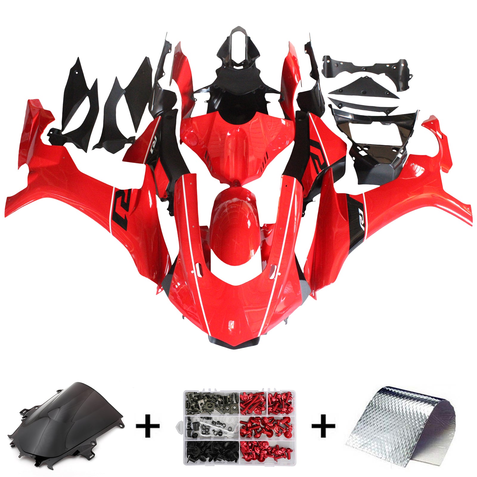 ABS PLASTIC KUIST KIT VOOR YAMAHA YZF 1000 R1 2015-2019
