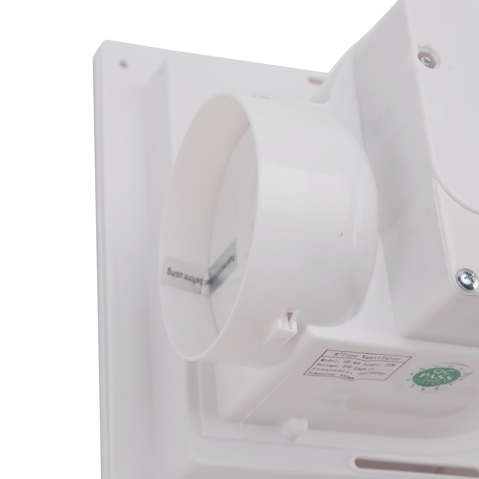 Ventilateur d'extraction 100 CFM 10" 1 5 sones Faible bruit avec lumière