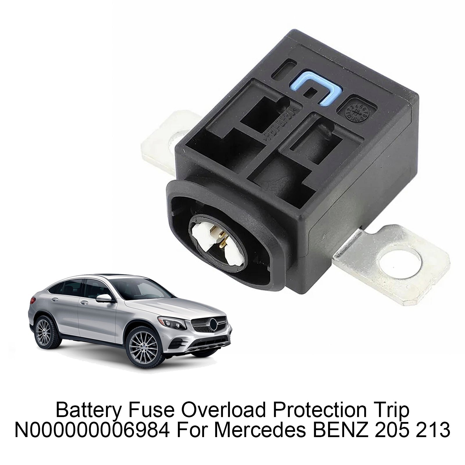 Protection contre les surcharges du fusible de batterie N000000006984 pour Mercedes-Benz 205 et 213