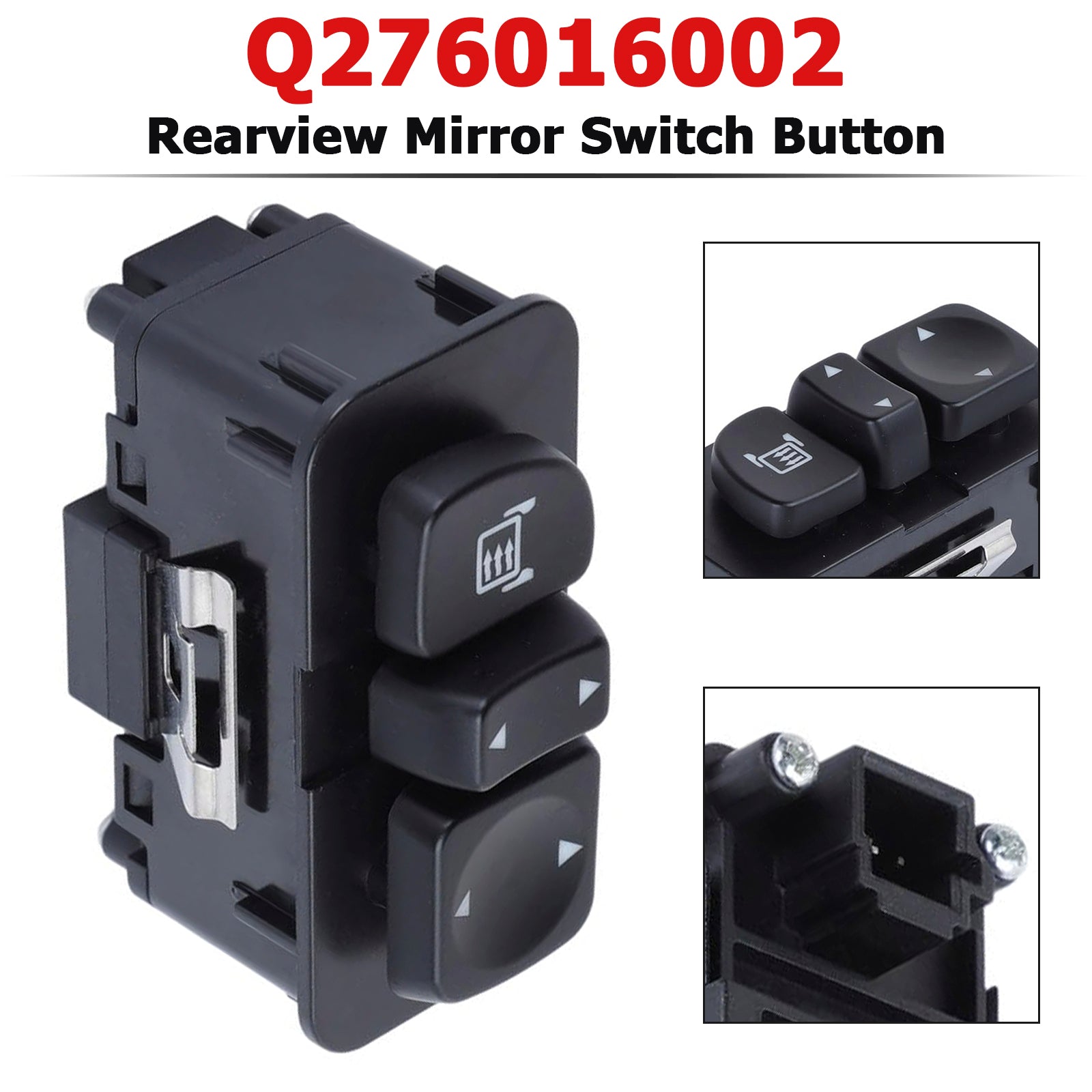 Bouton de commande de rétroviseur Q276016002 pour accessoire de commande de vitre Peterbilt