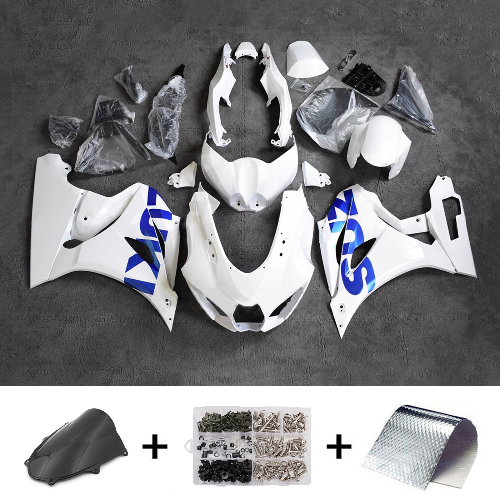 Kit de carénage injecté en plastique ABS pour Suzuki GSXR1000 2017-2025 K17