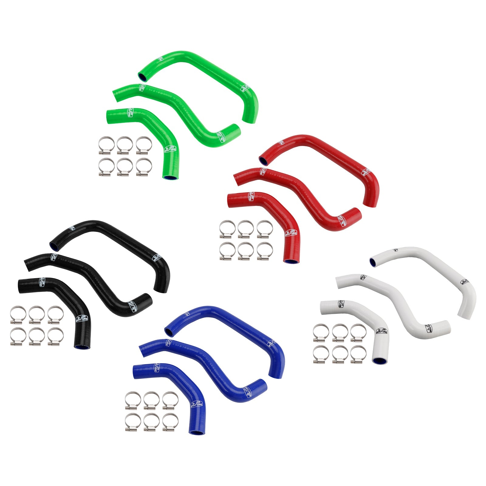 Durite de refroidissement en silicone pour radiateur Kawasaki ZX10R ZX-10RR (2021-2025)