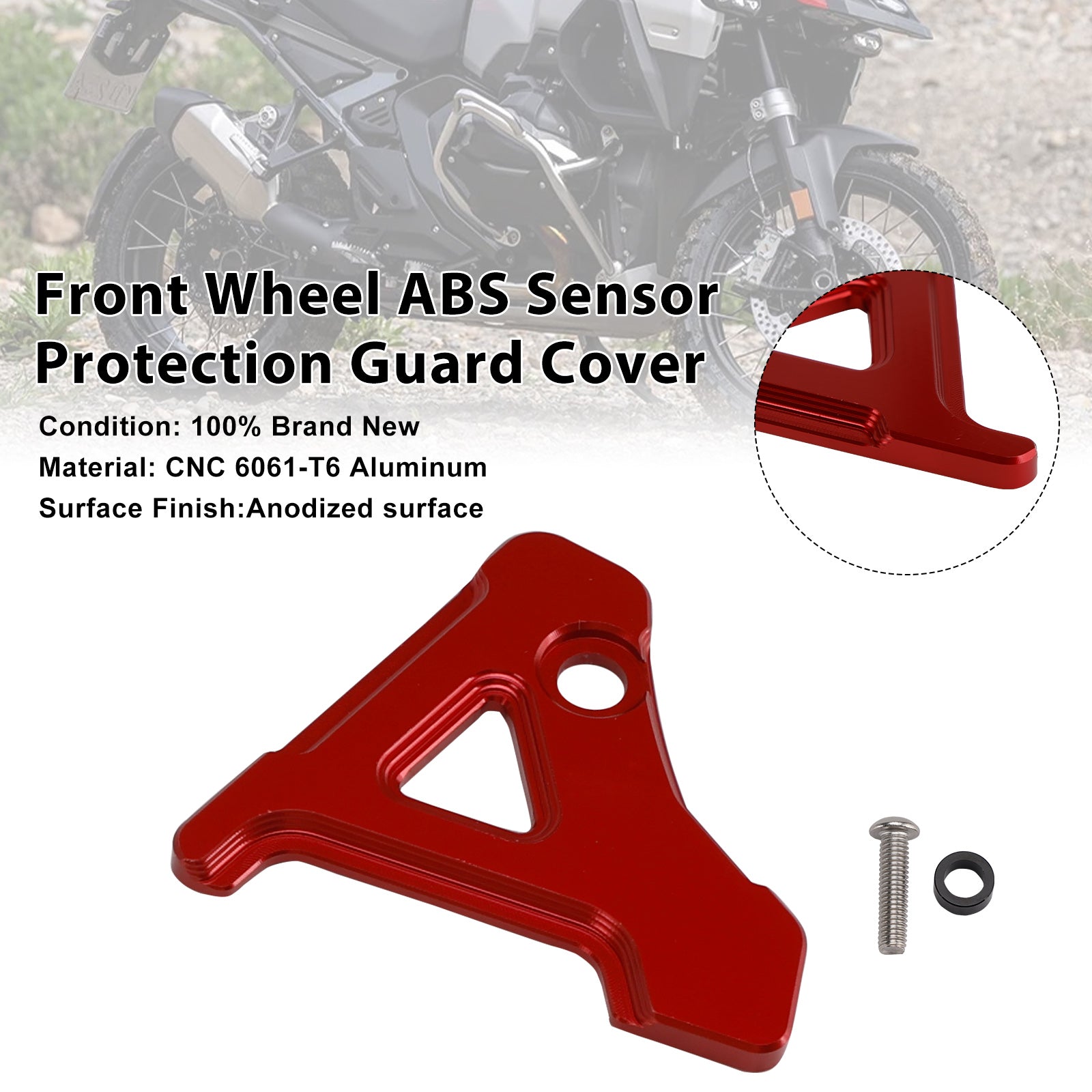 Protection du capteur ABS de roue avant pour BMW R1300GS / ADV 2023-2025