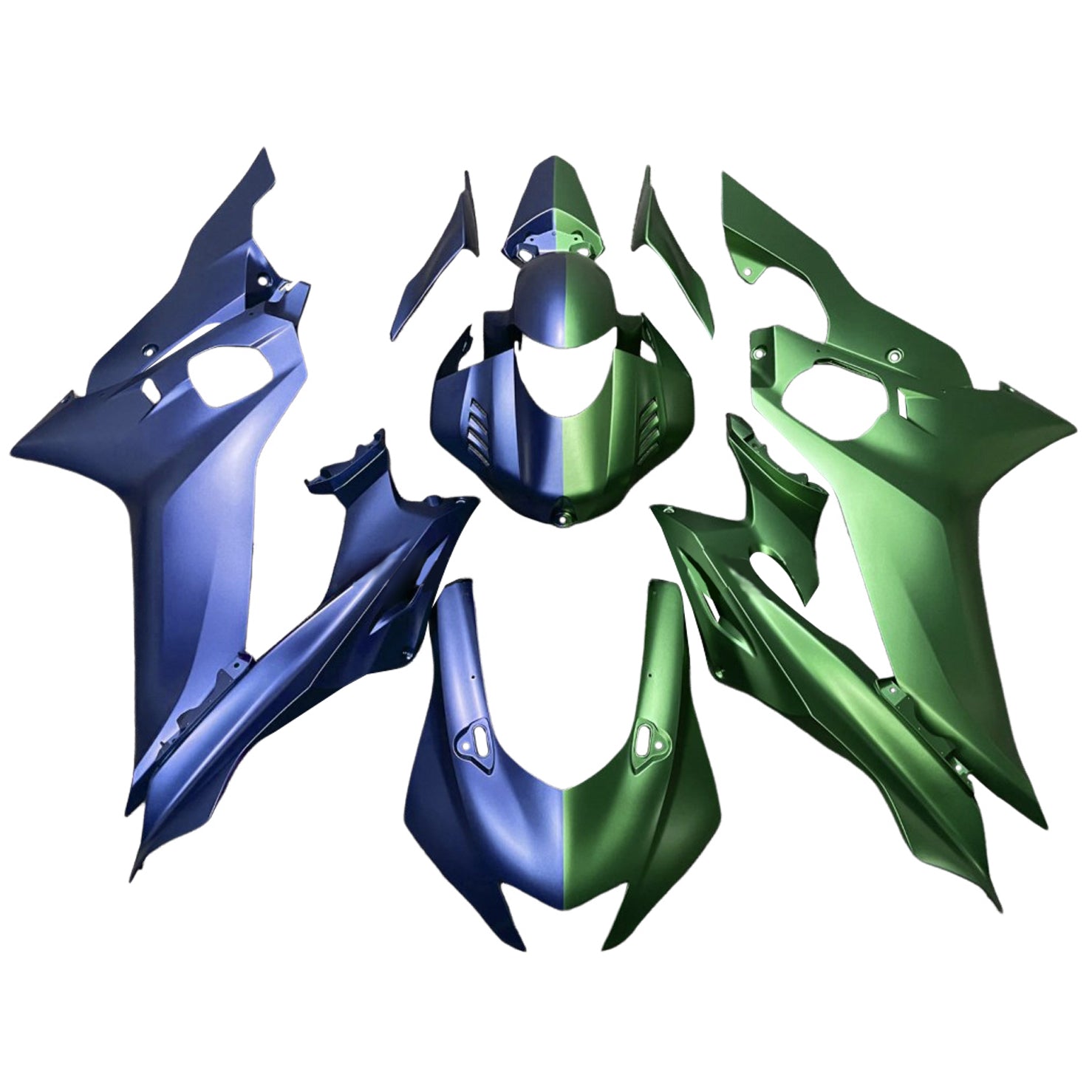 Injectiekuipset Yamaha YZF-R6 2017-2023 ABS kunststof carrosserie