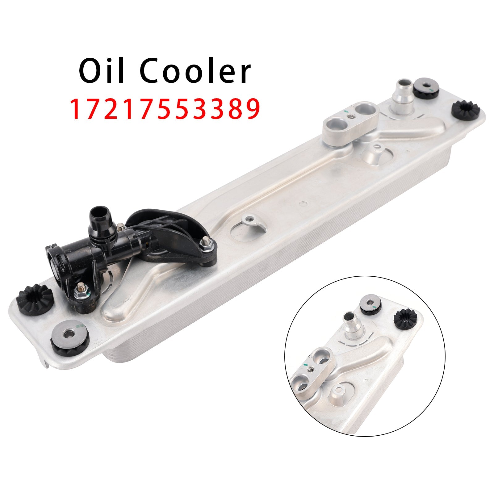 Enfriador de aceite de transmisión con termostato para BMW X6 ActiveHybrid E71/E72 V8 4.4L automático (2010-2011) - Número de pieza : 17 21 7 553 389