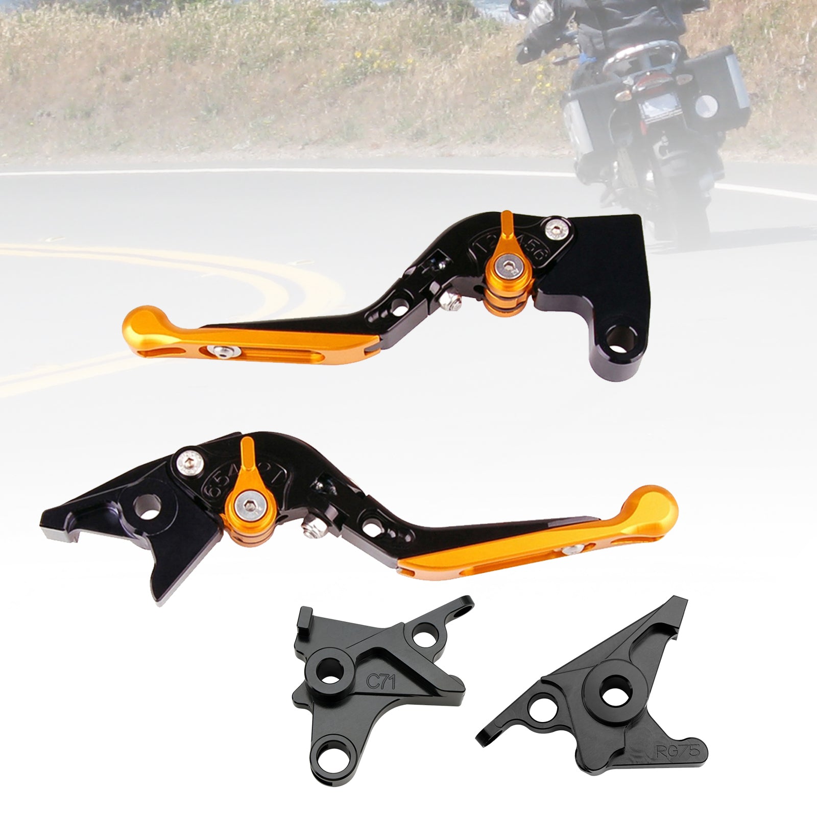 Levier de frein et d'embrayage réglable pour BMW R NINE T / PURE / RACER 2017-2023