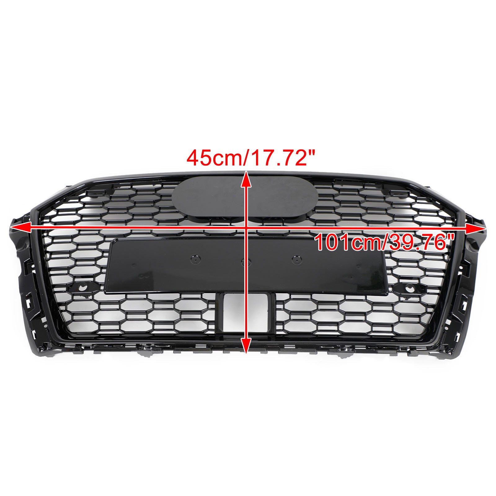 2017 2017 2019 Audi A3 S3 RS3 RS3 Grill Esalement antes con un bruto bruto negro