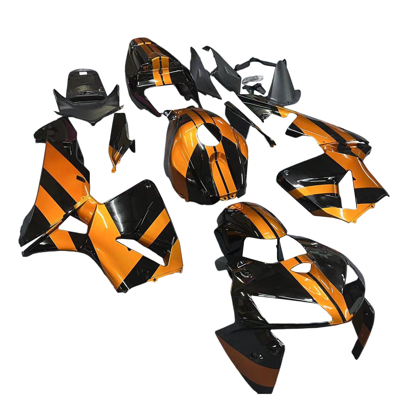 Kit per carenatura ad iniezione di carrozzeria disciplinata ABS per Honda CBR600RR 2005 2006 F5 Oro rosso