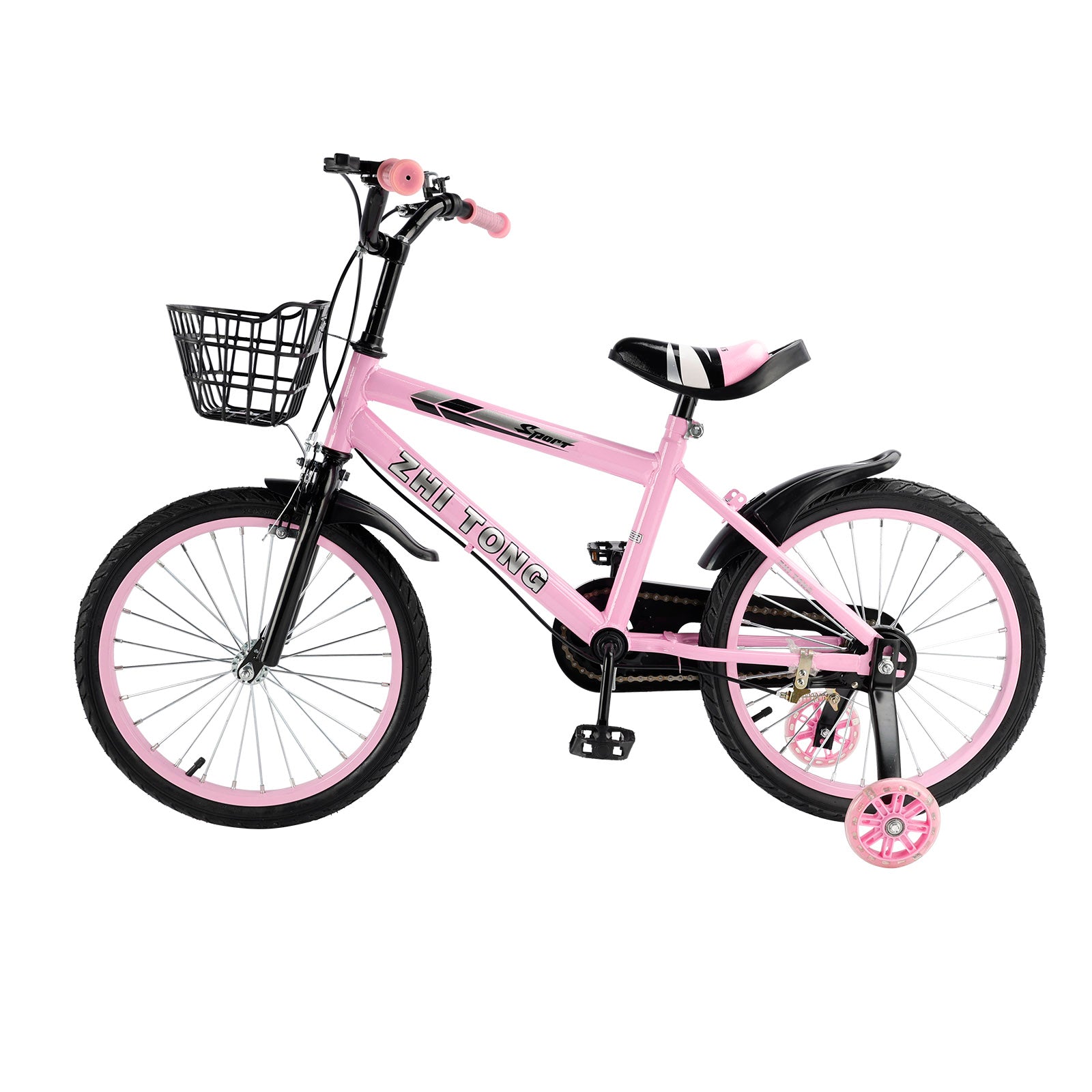 Bici da bambino 14/12/18 pollici per ragazze con ruota ausiliaria