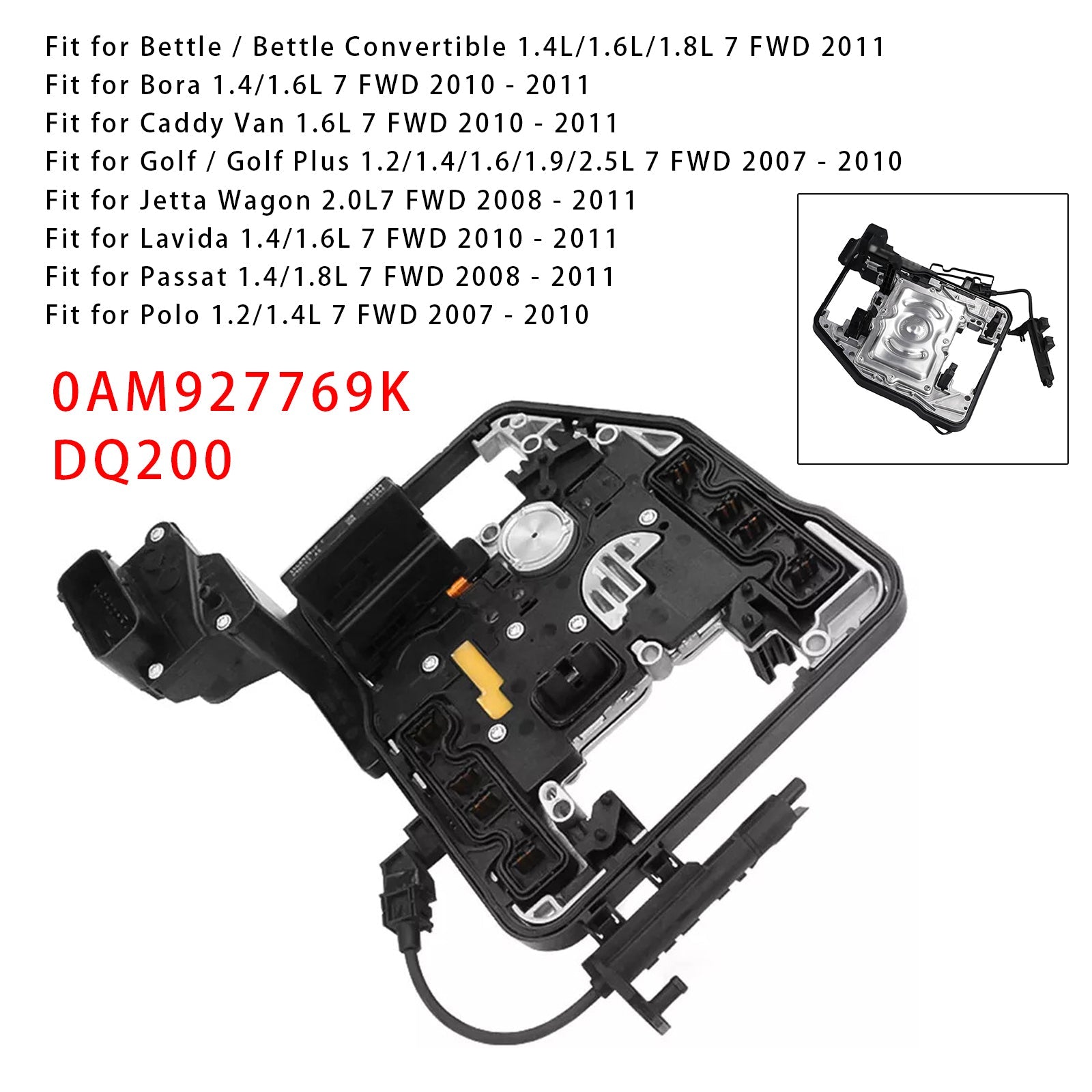Transmissie Controle-eenheid 0AM TCU TCM 0AM927769K DQ200 voor VW Audi A3 Q3
