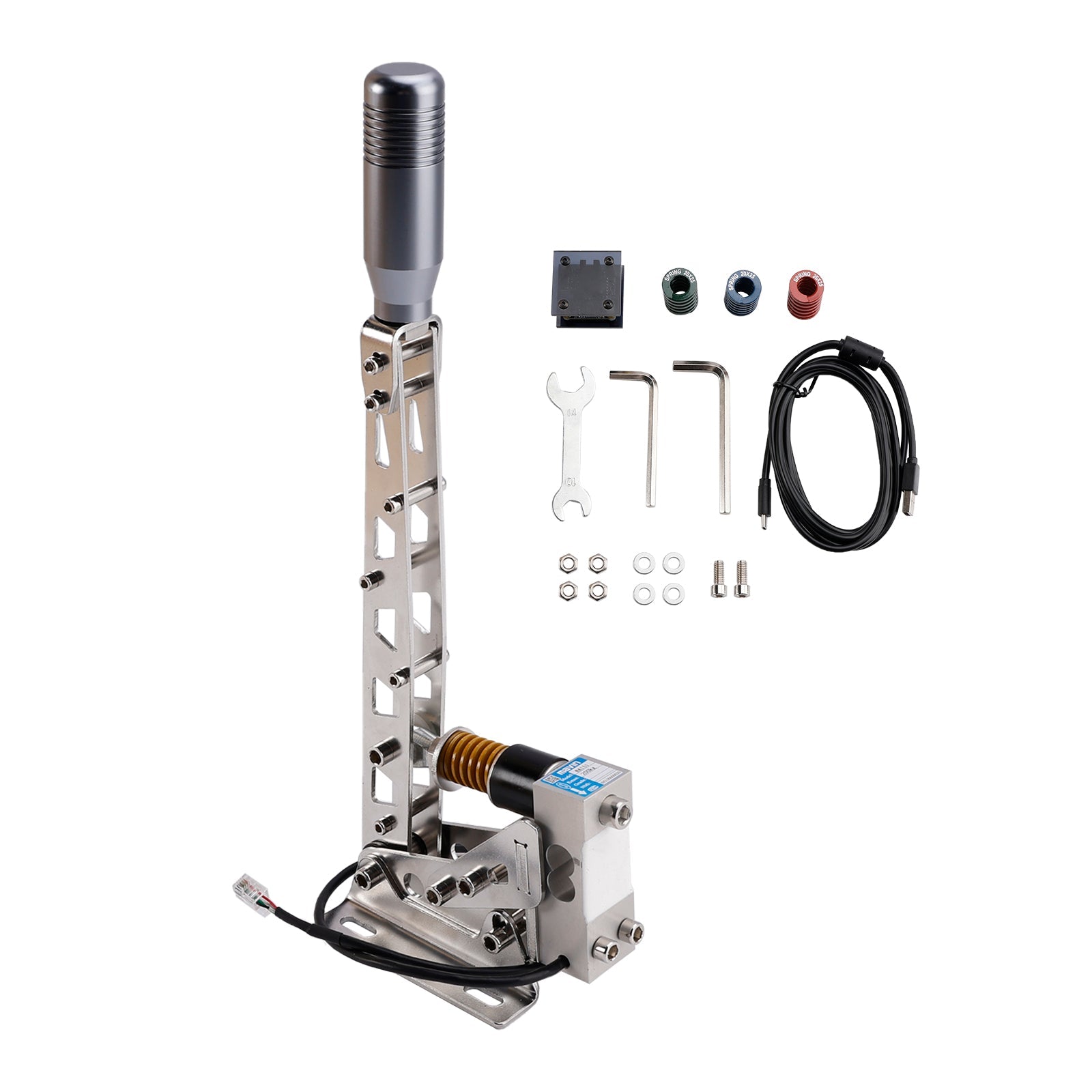 Jeu de course avec frein à main USB 64 bits, cellule de charge 200 kg, pour Logitech G29/G27/G25