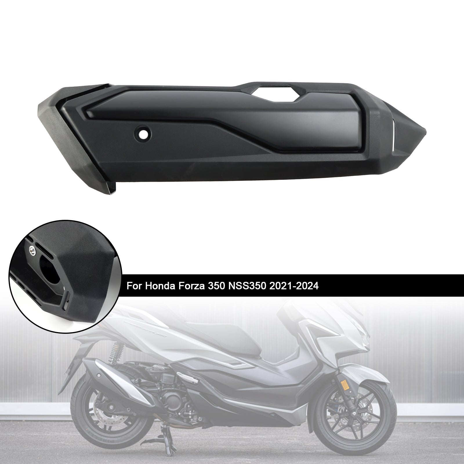 Shell di protezione dello scudo termico della Honda Forza Forza 350 NSS350 2021-2024 scarico