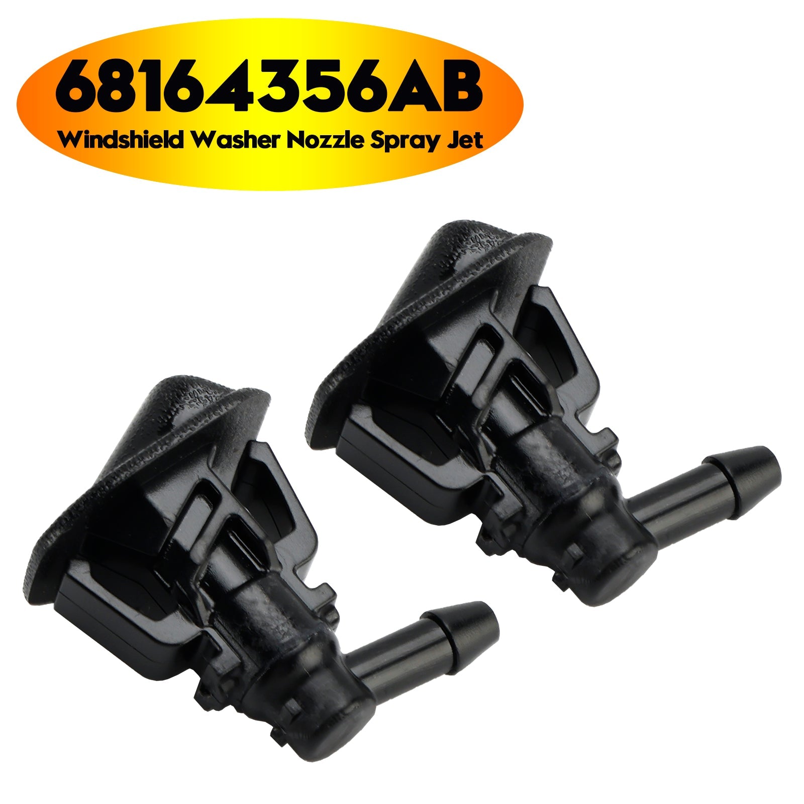 2 ruitensproeiers voor Jeep Wrangler JK (2007-2018) - 68164356AB