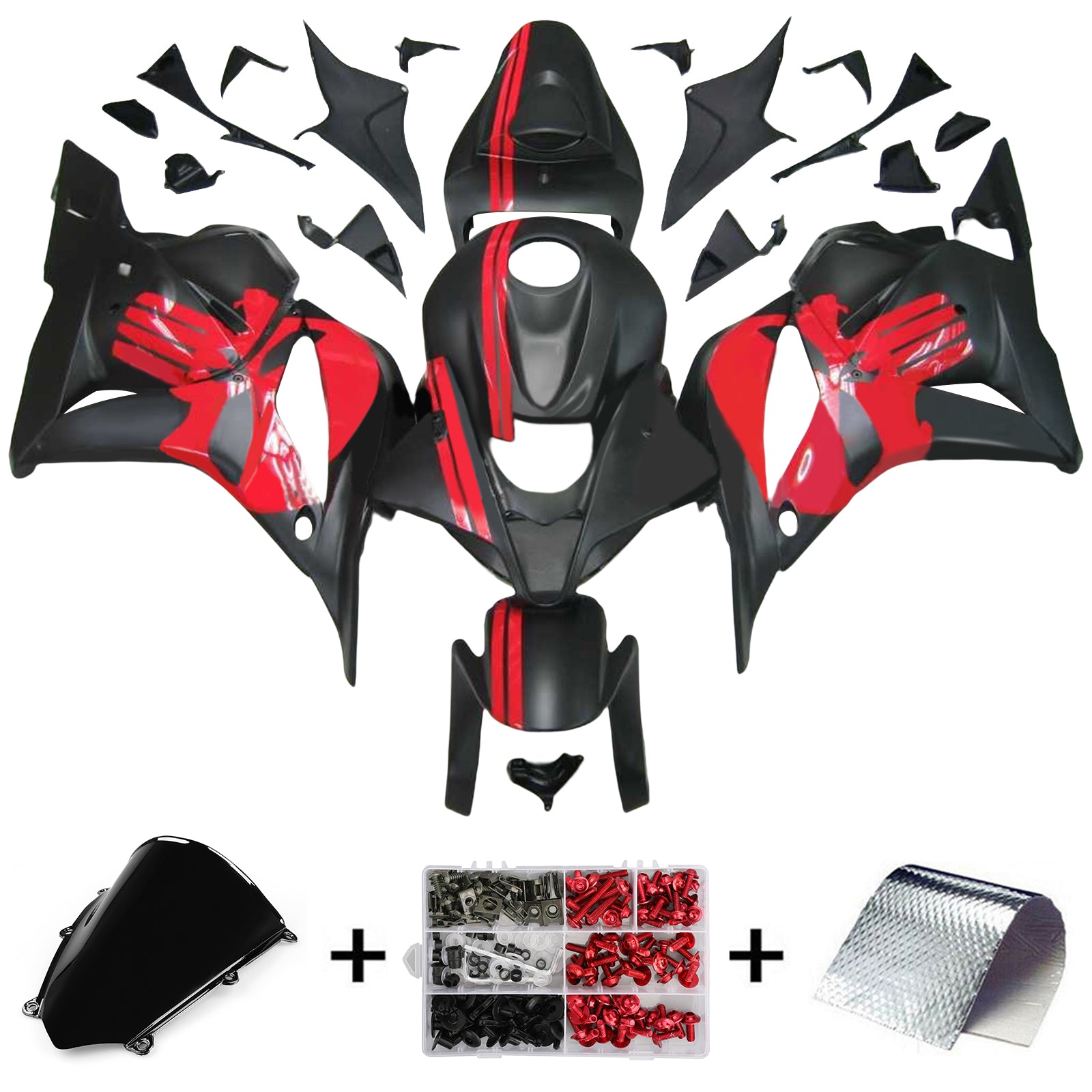 Kit carenatura iniezione plastica ABS per Honda CBR600RR 2009-2012 F5