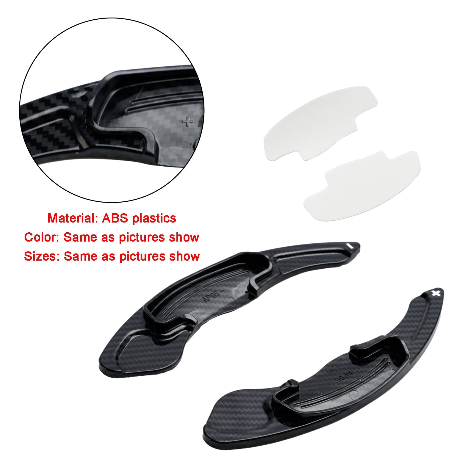 2 szt. Przedłużenia manetek zmiany biegów w kierownicy dla Honda Accord 2014-2019