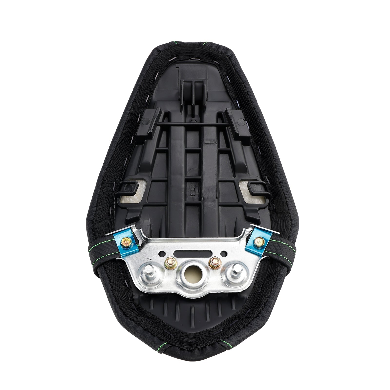 Cojín de asiento del pasajero trasero de poliuretano trasero con cos de costuras planas para Kawasaki ZX-10R/RR 2021-2023