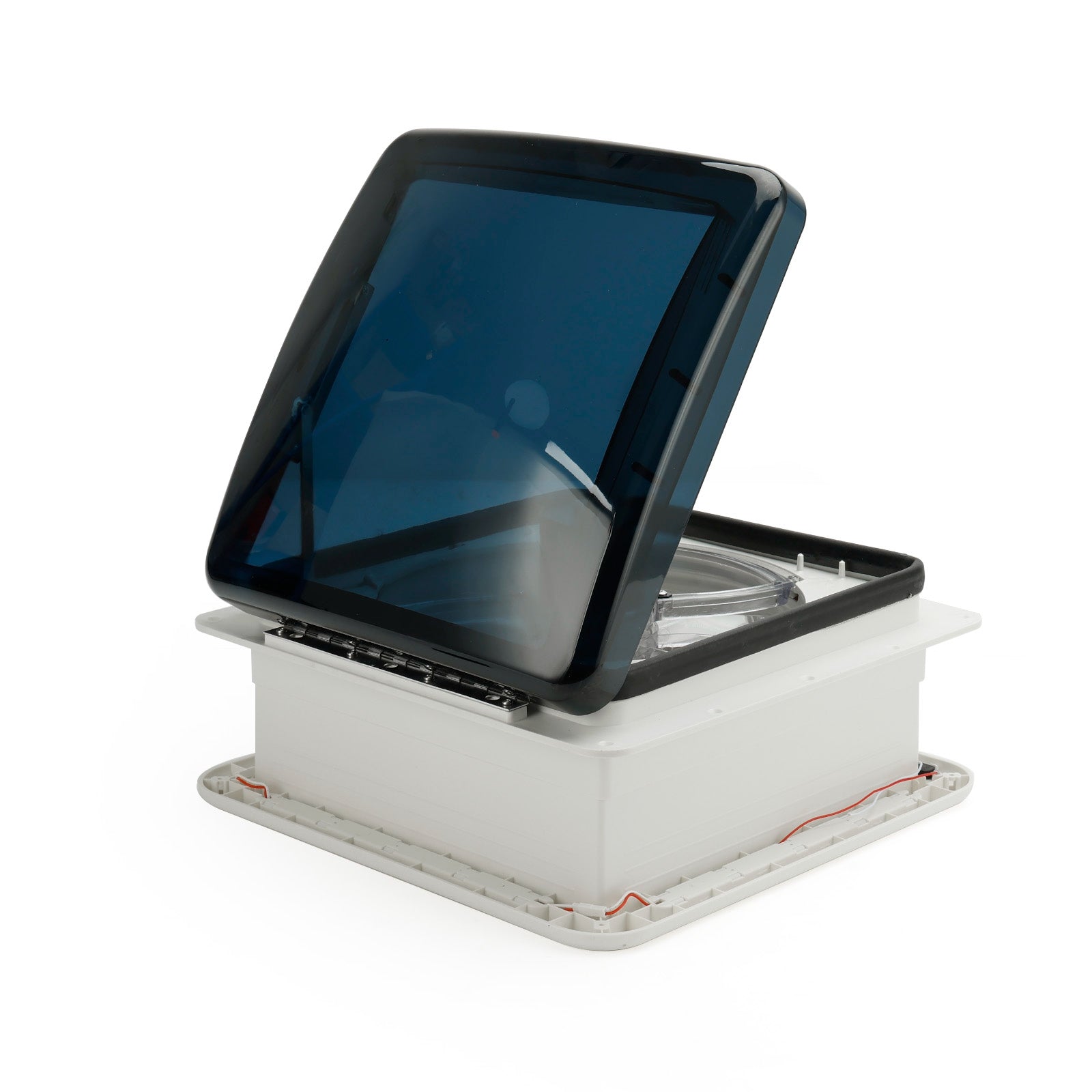 14-calowy nawiew dachowy do przyczep kempingowych 3-biegowy silnik Wentylator do pojazdów kempingowych 12 V Świetlik z oświetleniem LED