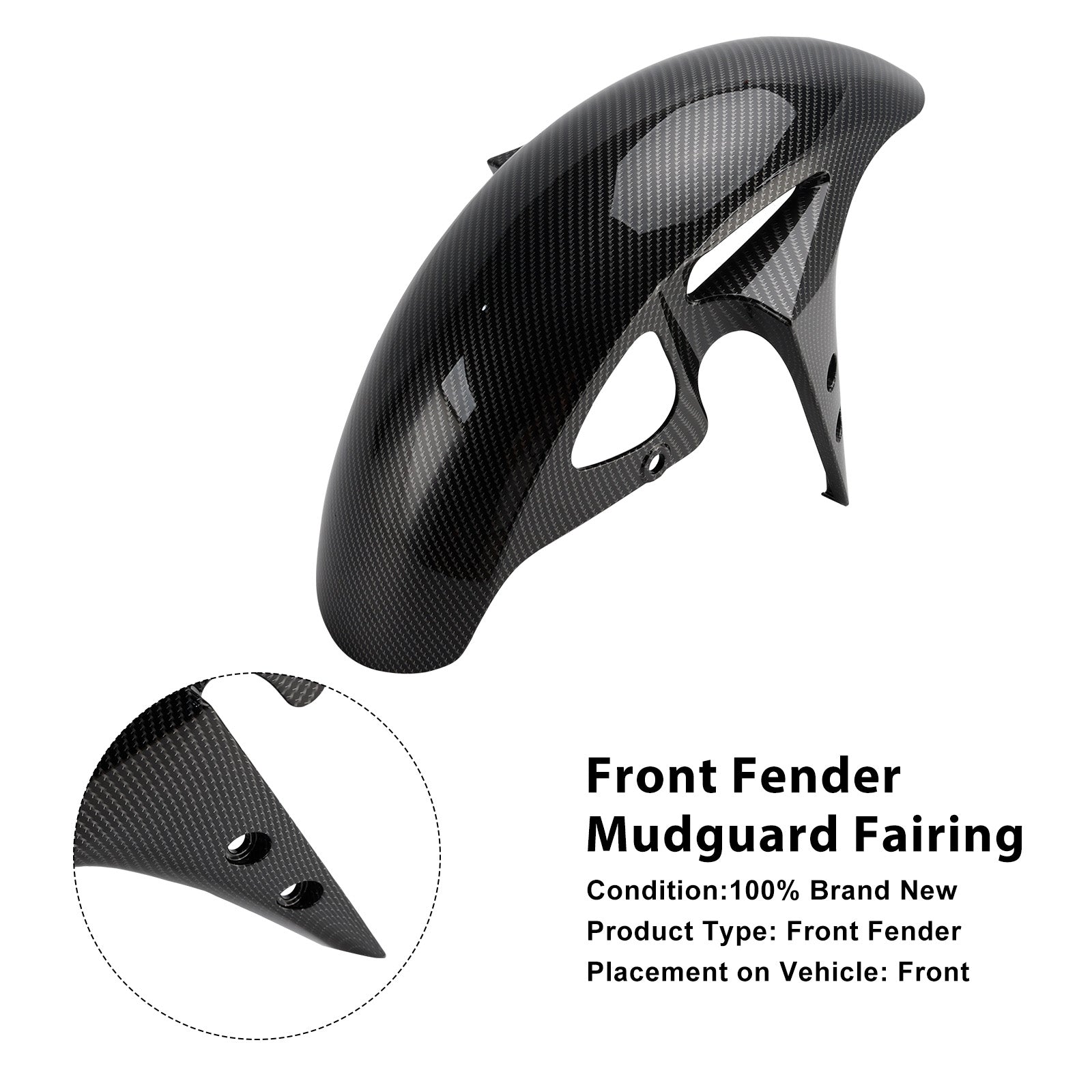 2025-2026 Yamaha YZF-R3 YZF R25 MT-03 Carénage de garde-boue avant