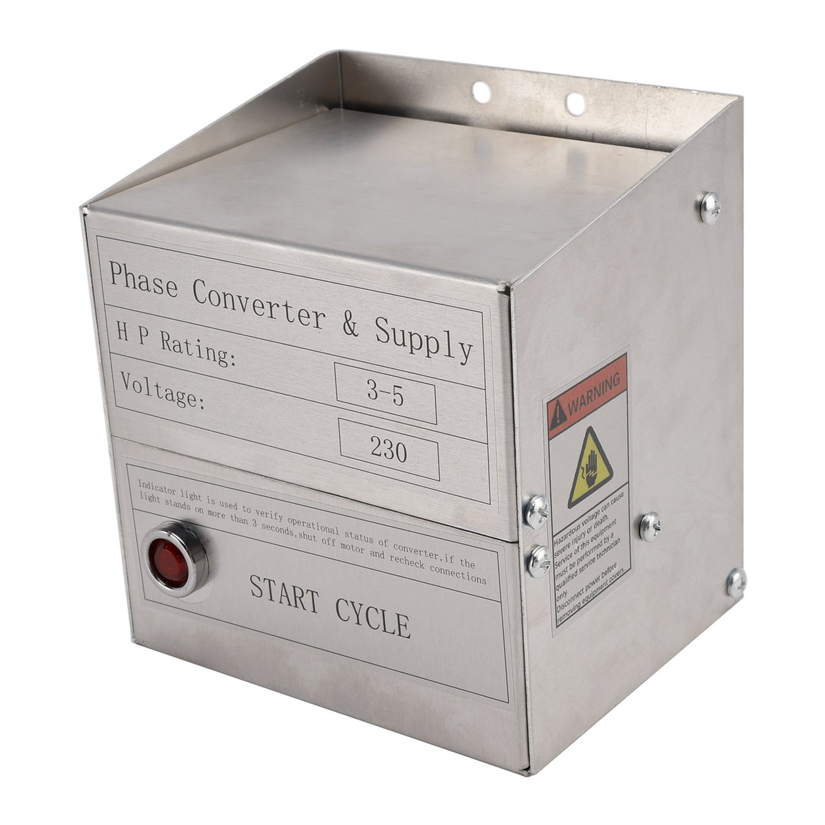 SCM03 HD 3-5 HP Statischer Phasenkonverter für Fräsmaschinen, Bohrmaschinen, Drehmaschinen und Sägen