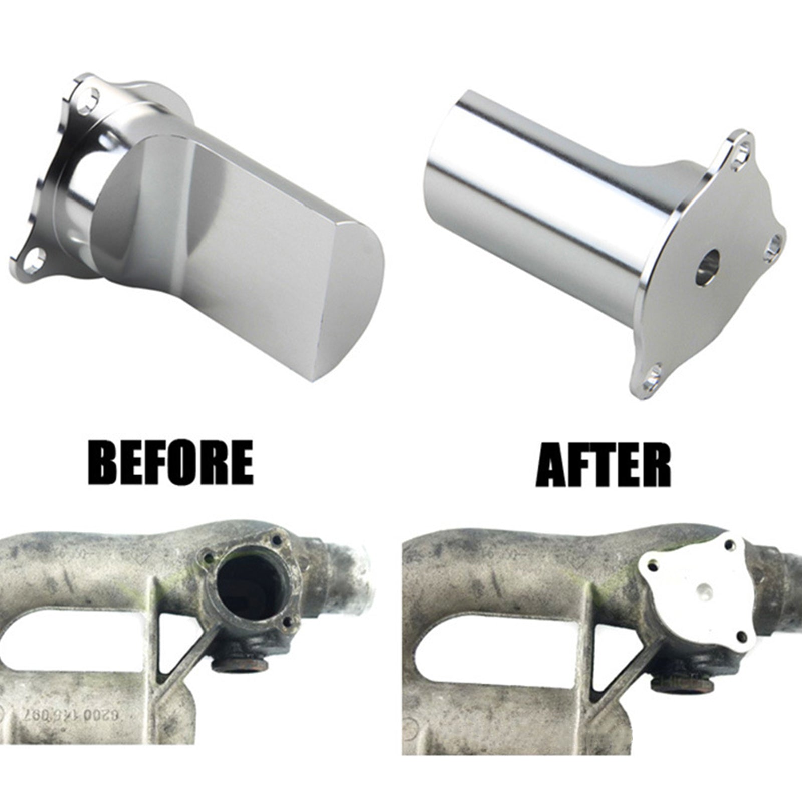 Reemplazo de la placa ciega del colector de admisión de la válvula EGR para Vauxhall Vivaro 1.9 DTI