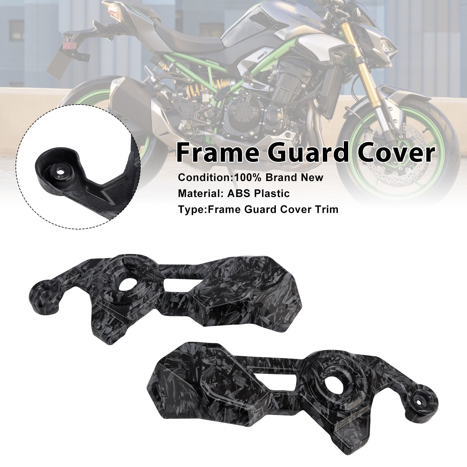 Carénage de protection latérale de cadre pour Kawasaki Z900 2025-2026