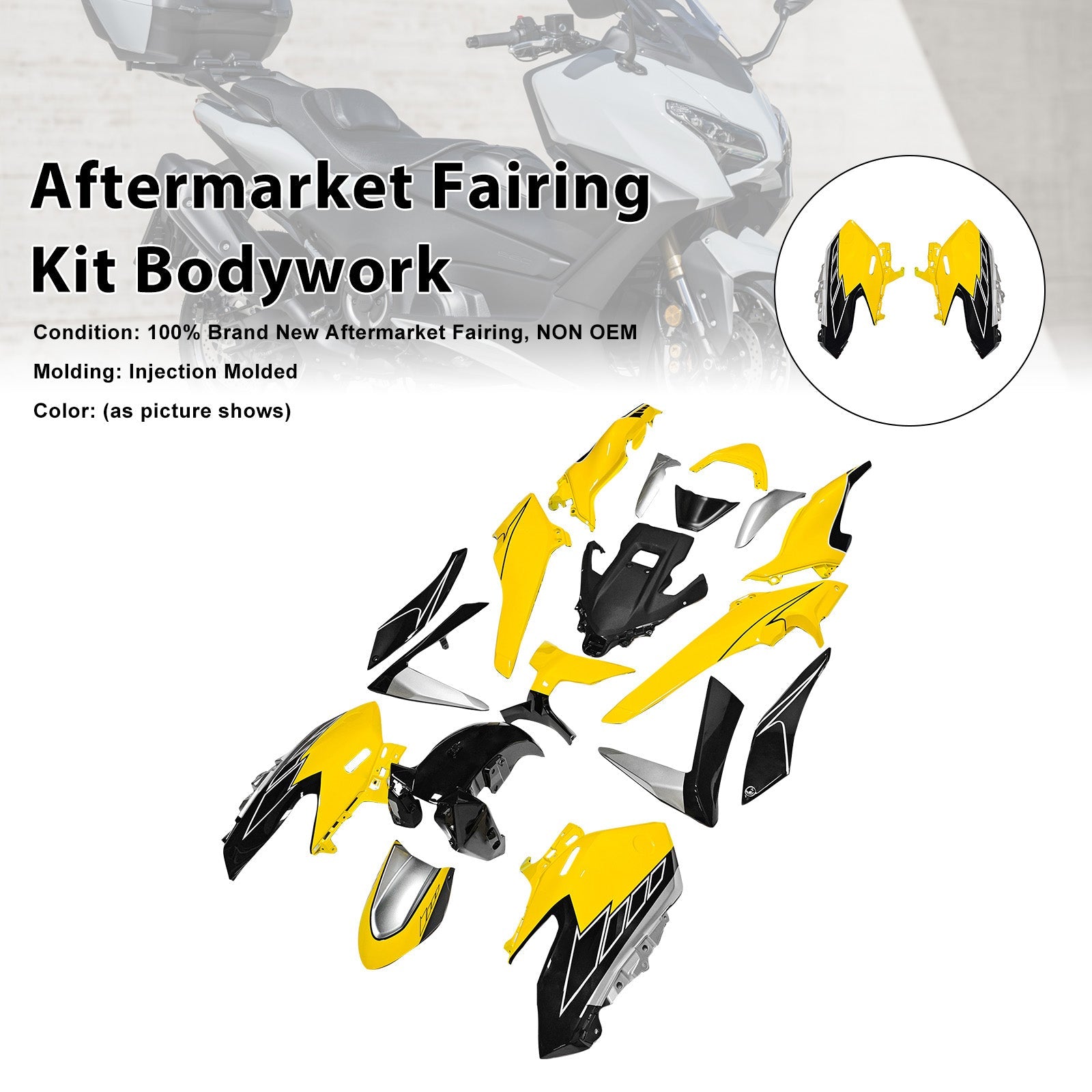 Kit de carénage d'injection pour Yamaha TMAX560 (2025-2026)