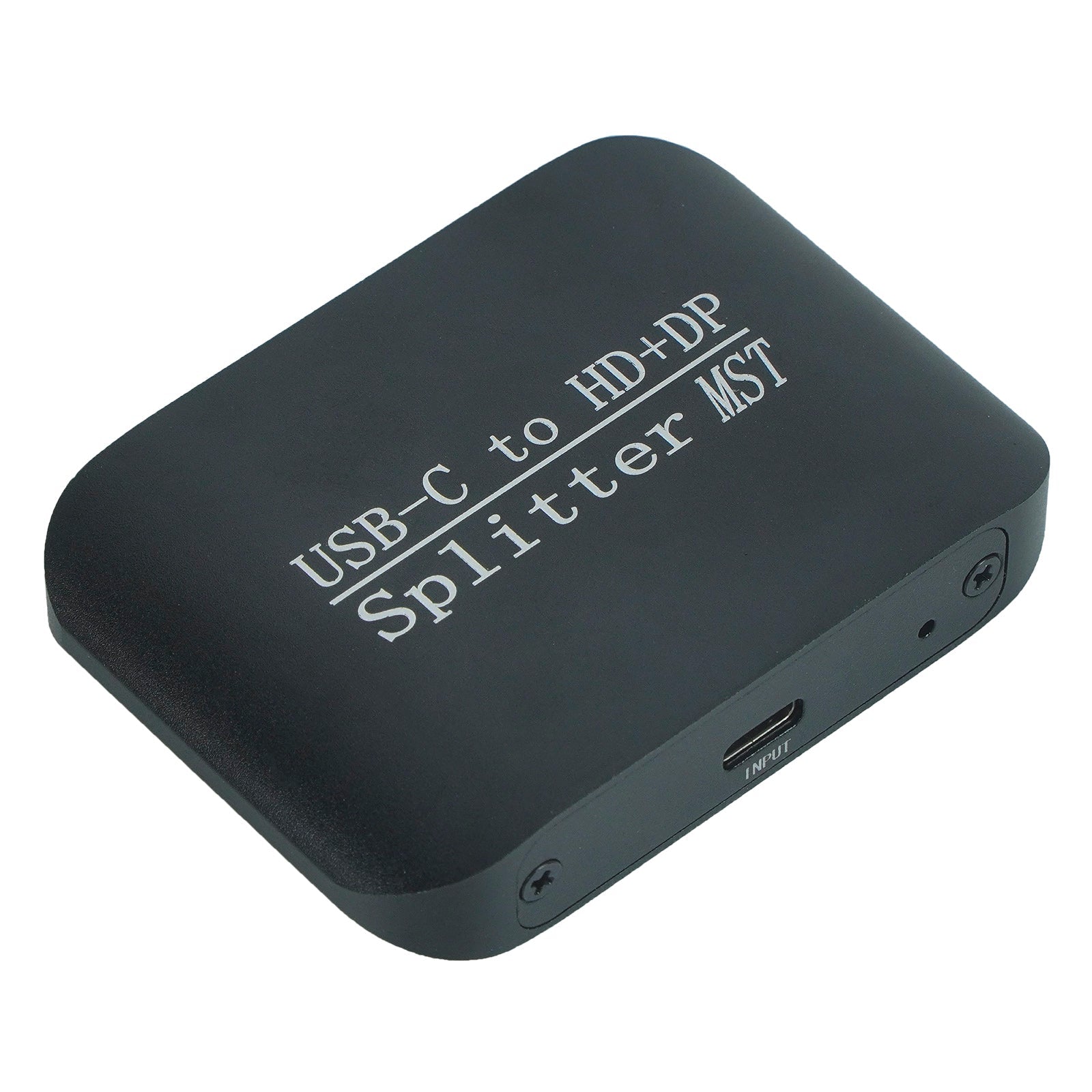 Répartiteur pour ordinateur portable Type-C vers HDMI + DP 1x2 MST, affichage à deux écrans, une entrée, deux sorties