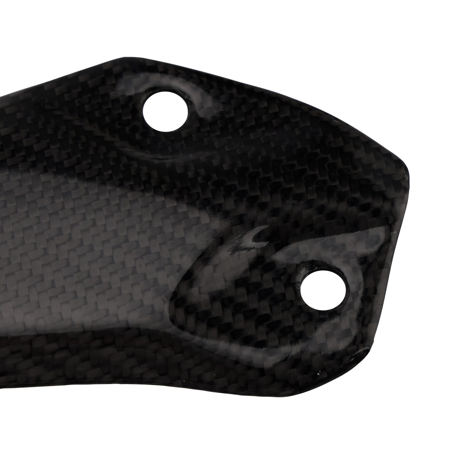 Planche de protection de pied en fibre de carbone véritable pour Kawasaki ZX-4R, ZX-4RR et ZX-25R