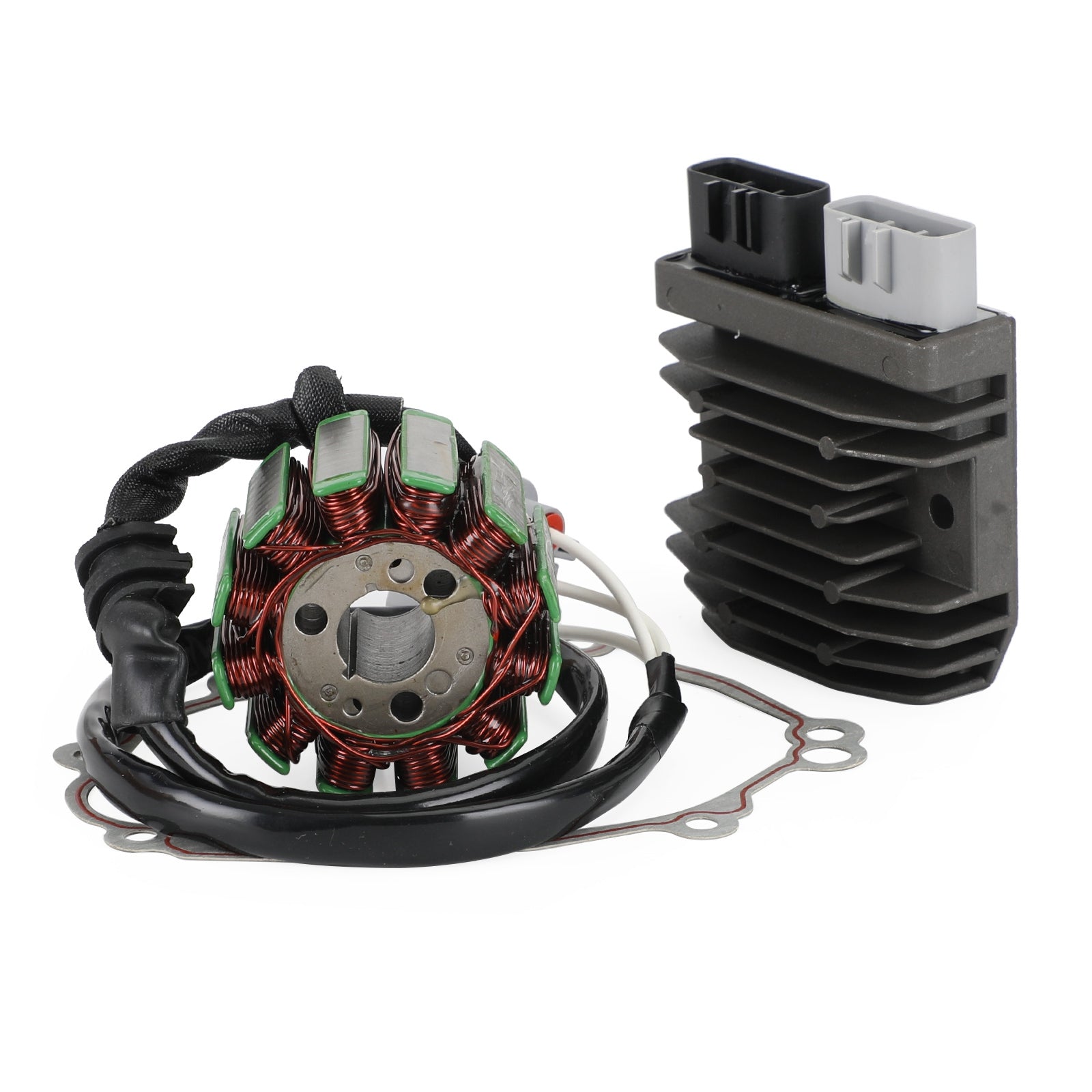 Regolatore + Statore + Kit Guarnizioni per Yamaha YZF R1 R1S 04-08 FZ8 FZ1 N/S 06-15