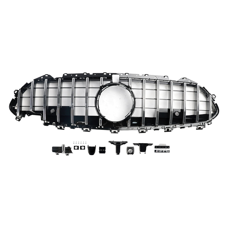 Grille de pare-chocs avant chromée pour Mercedes CLS C257 W257 Coupé 2018-2024